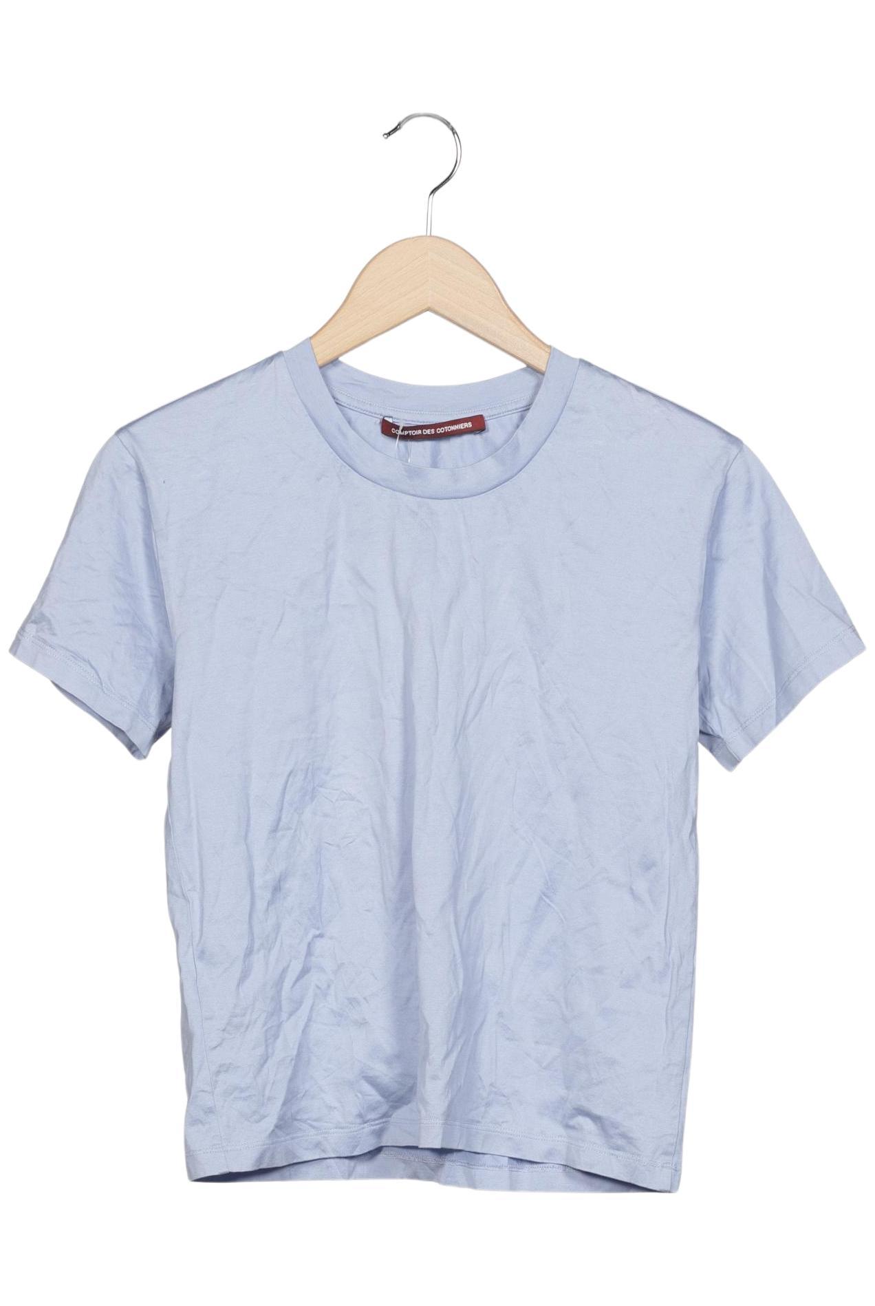 

Comptoir des Cotonniers Damen T-Shirt, hellblau, Gr. 34