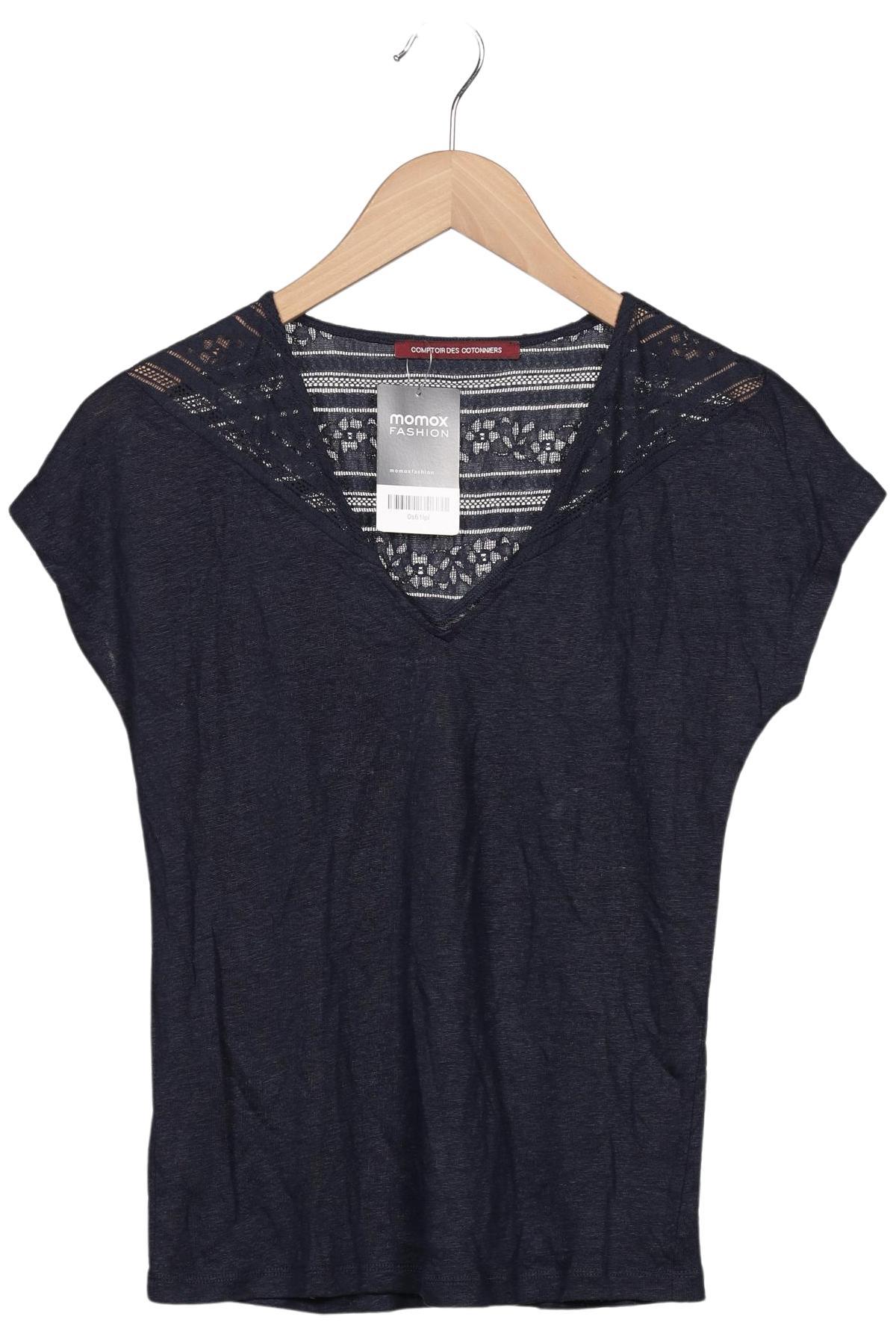 

Comptoir des Cotonniers Damen T-Shirt, marineblau, Gr. 36