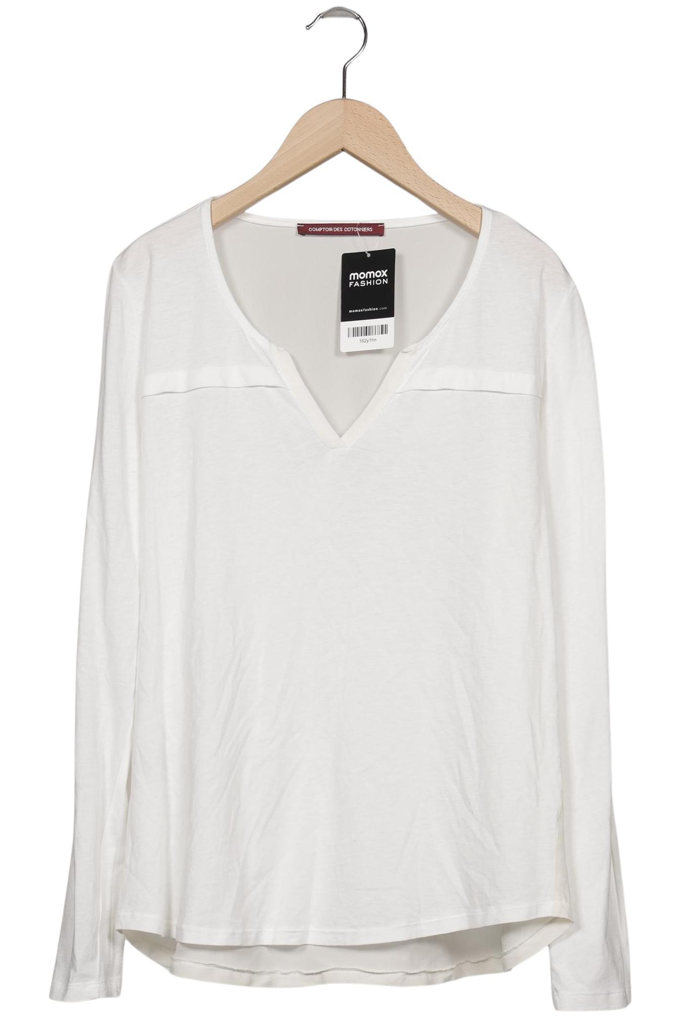 

Comptoir des Cotonniers Damen Langarmshirt, weiß, Gr. 42