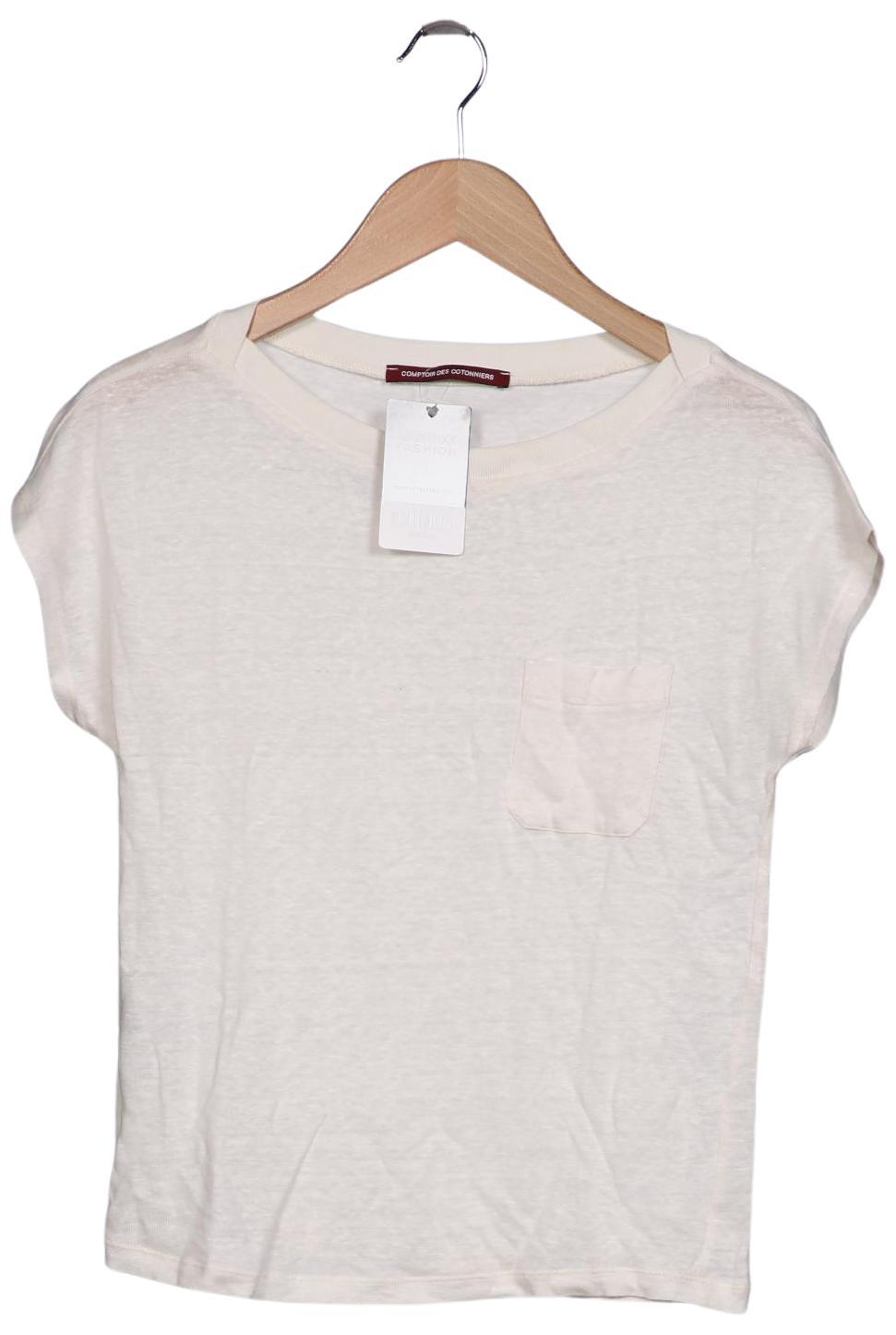 

Comptoir des Cotonniers Damen T-Shirt, cremeweiß, Gr. 34