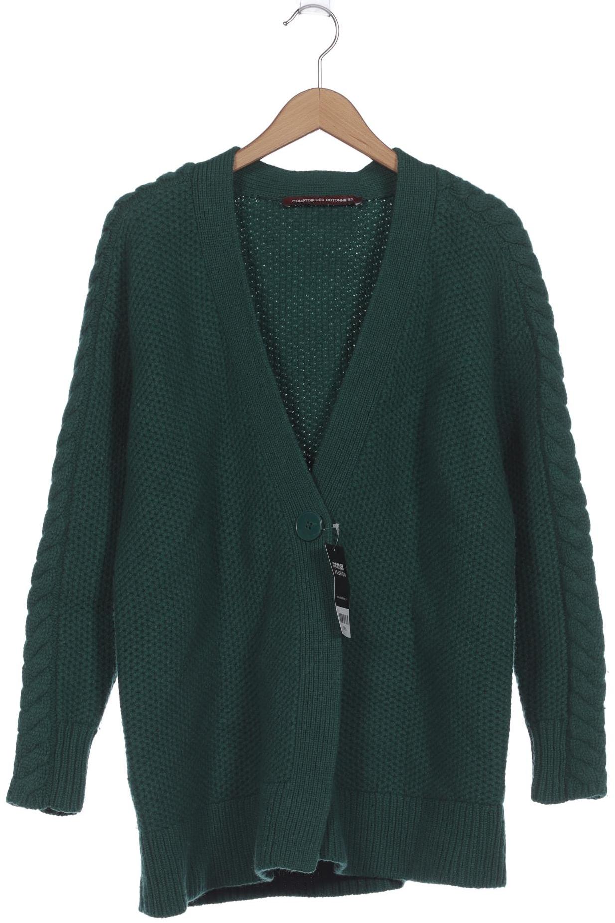 

Comptoir des Cotonniers Damen Strickjacke, grün, Gr. 34