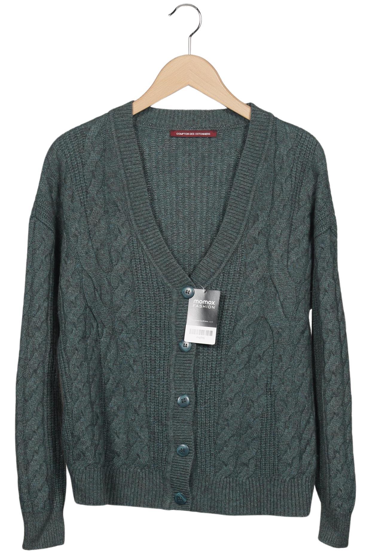 

Comptoir des Cotonniers Damen Strickjacke, grün, Gr. 36