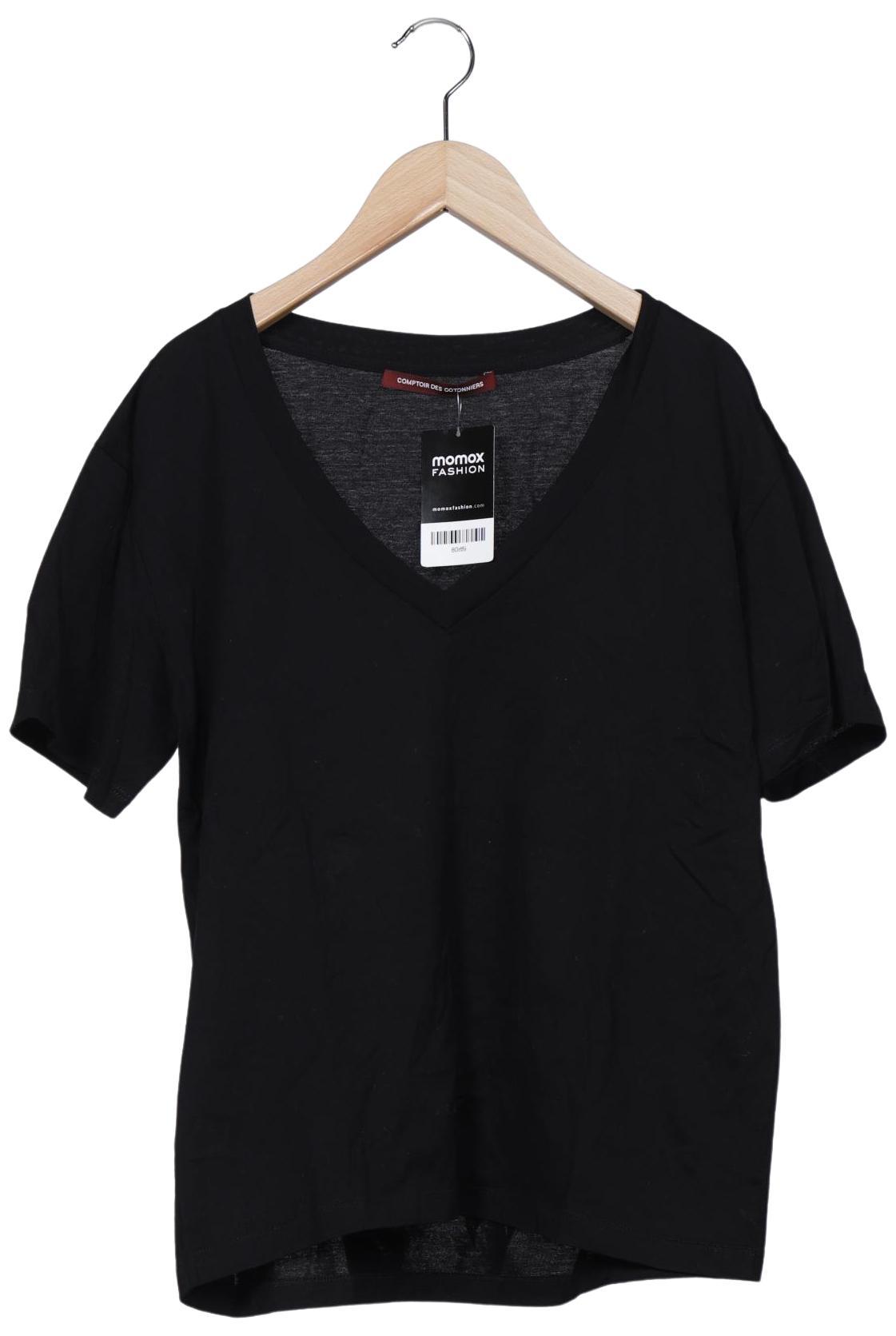 

Comptoir des Cotonniers Damen T-Shirt, schwarz, Gr. 42