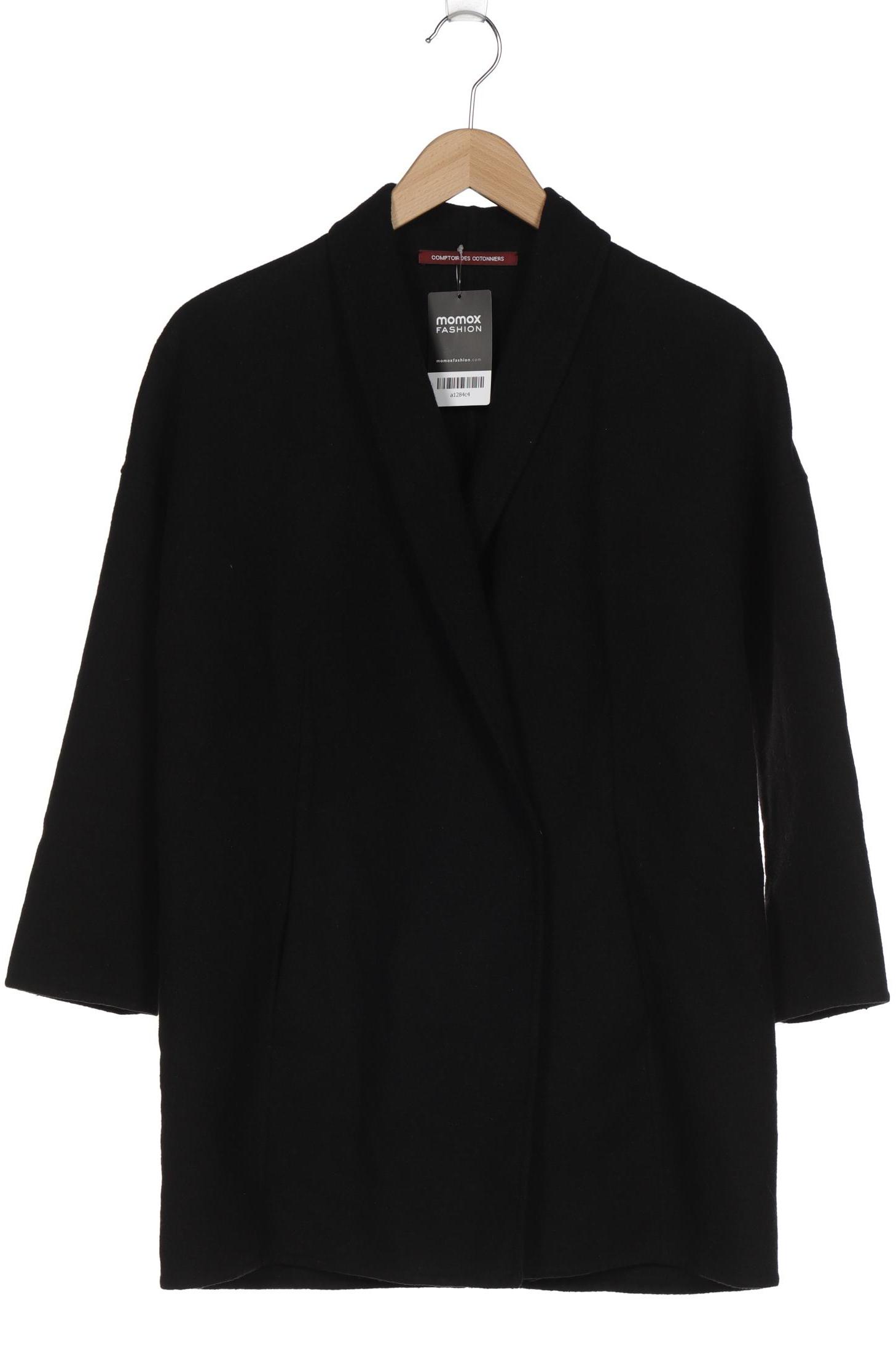 

Comptoir des Cotonniers Damen Mantel, schwarz, Gr. 34