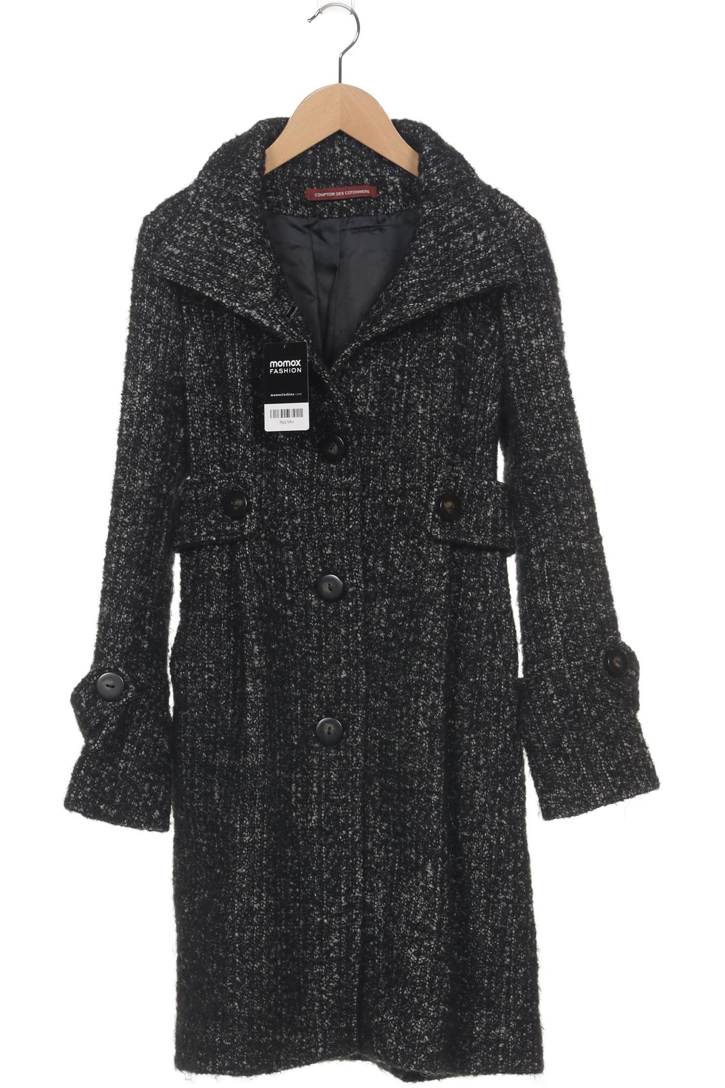

Comptoir des Cotonniers Damen Mantel, schwarz, Gr. 36