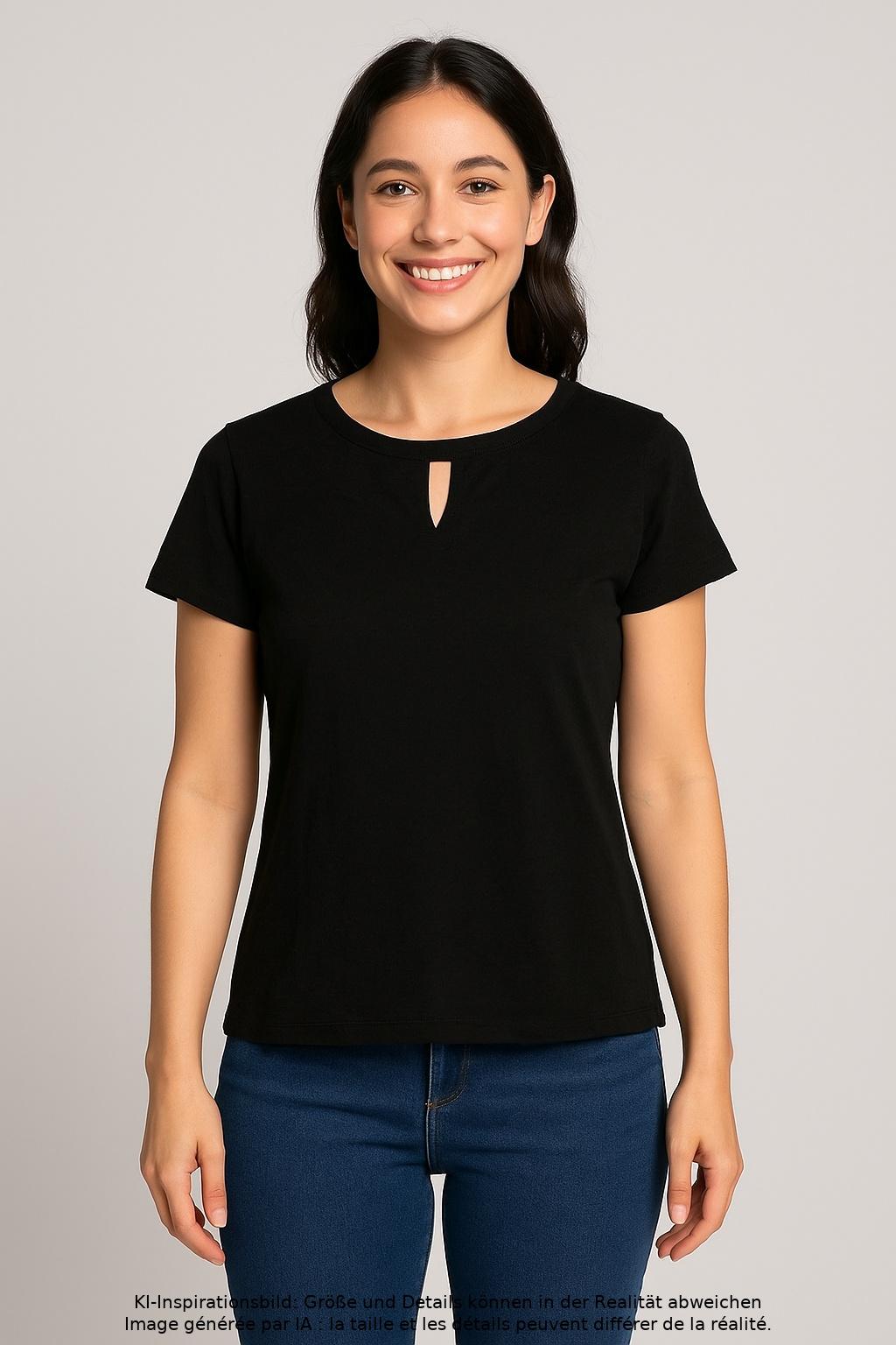 

Comptoir des Cotonniers Damen T-Shirt, schwarz, Gr. 36