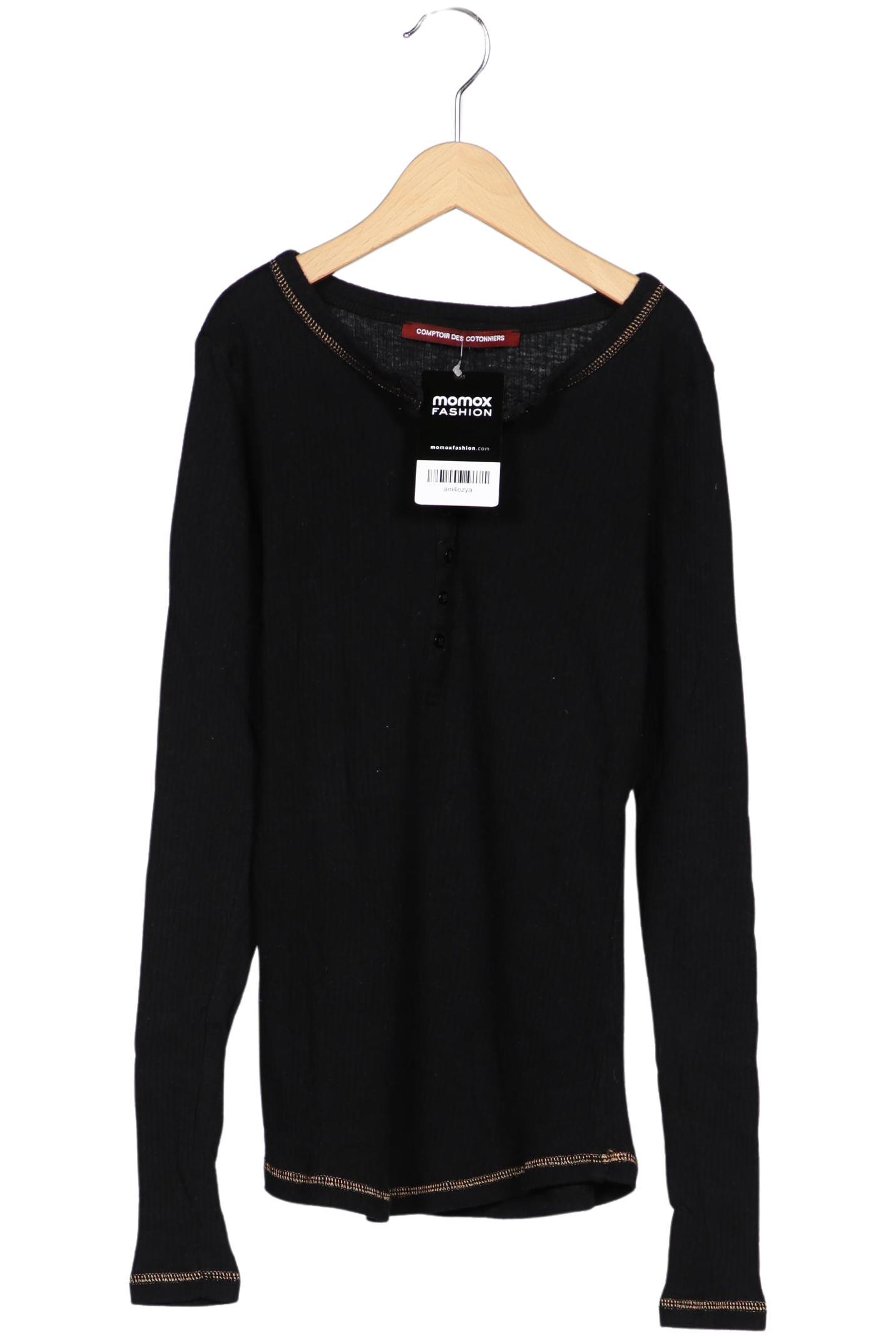 

Comptoir des Cotonniers Damen Langarmshirt, schwarz, Gr. 34