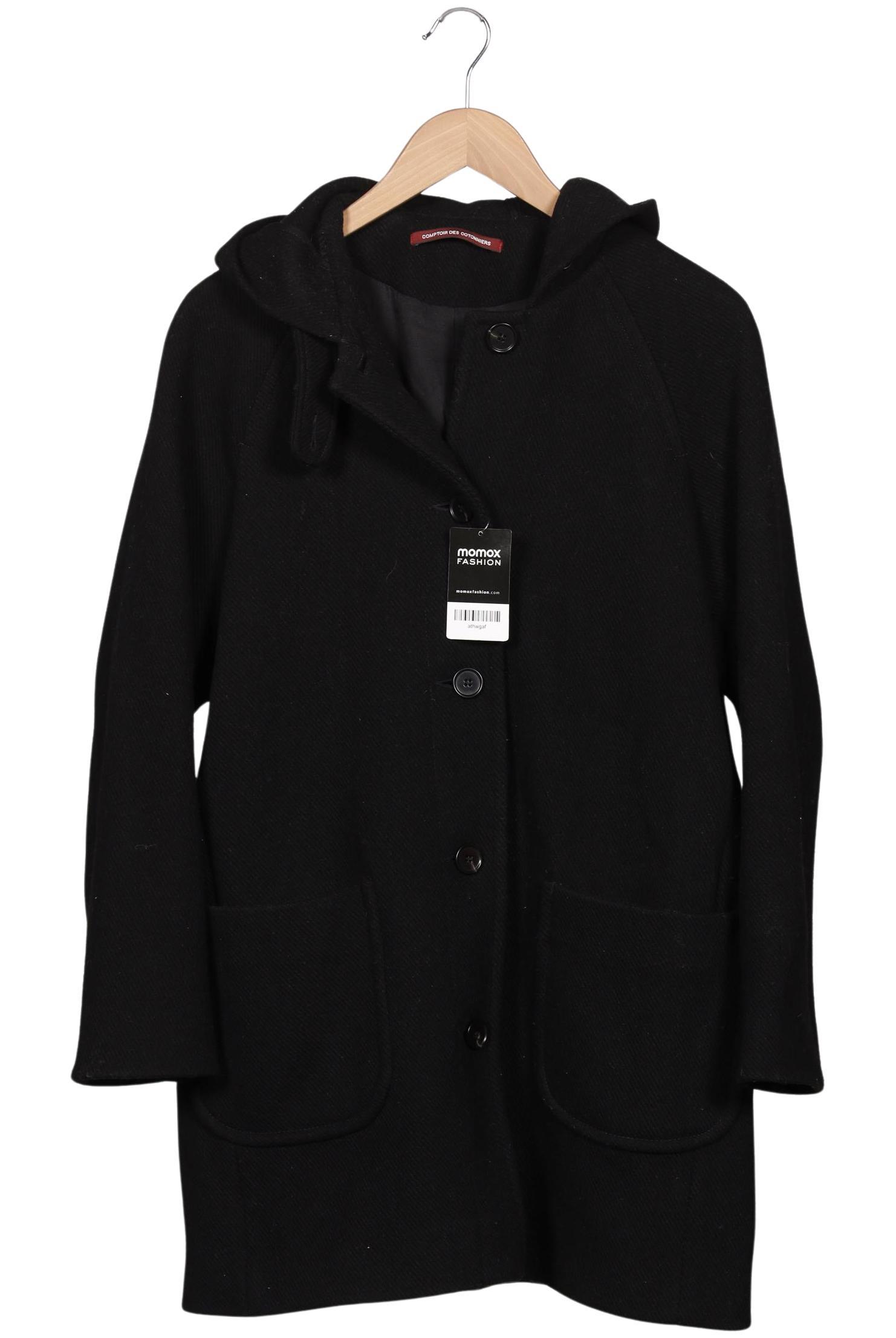 

Comptoir des Cotonniers Damen Mantel, schwarz, Gr. 42