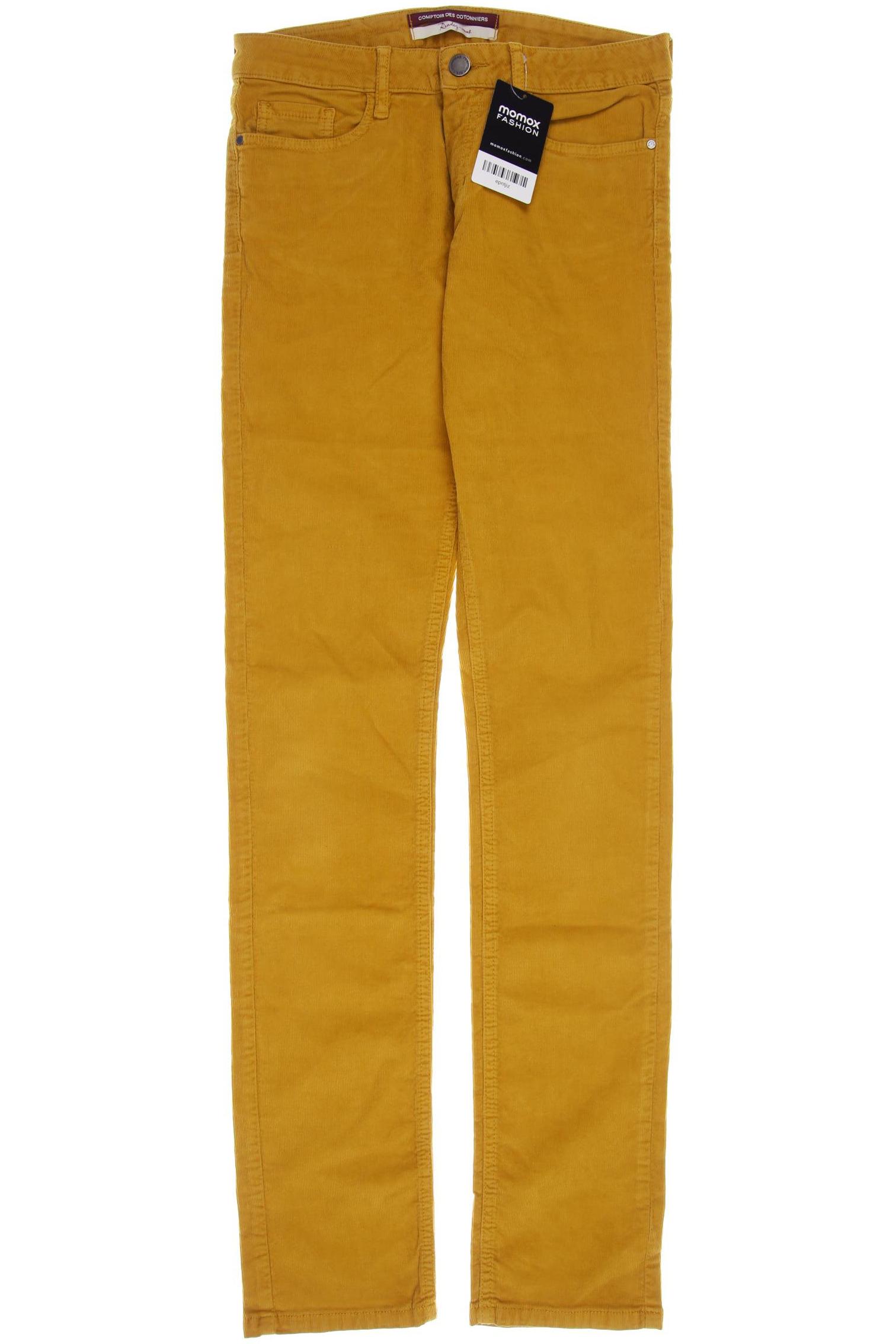 

Comptoir des Cotonniers Damen Stoffhose, gelb, Gr. 36
