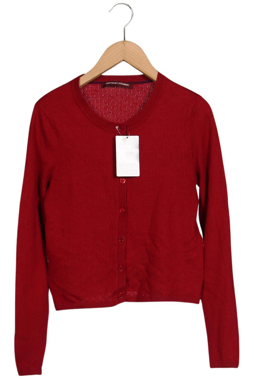 

Comptoir des Cotonniers Damen Strickjacke, rot, Gr. 34