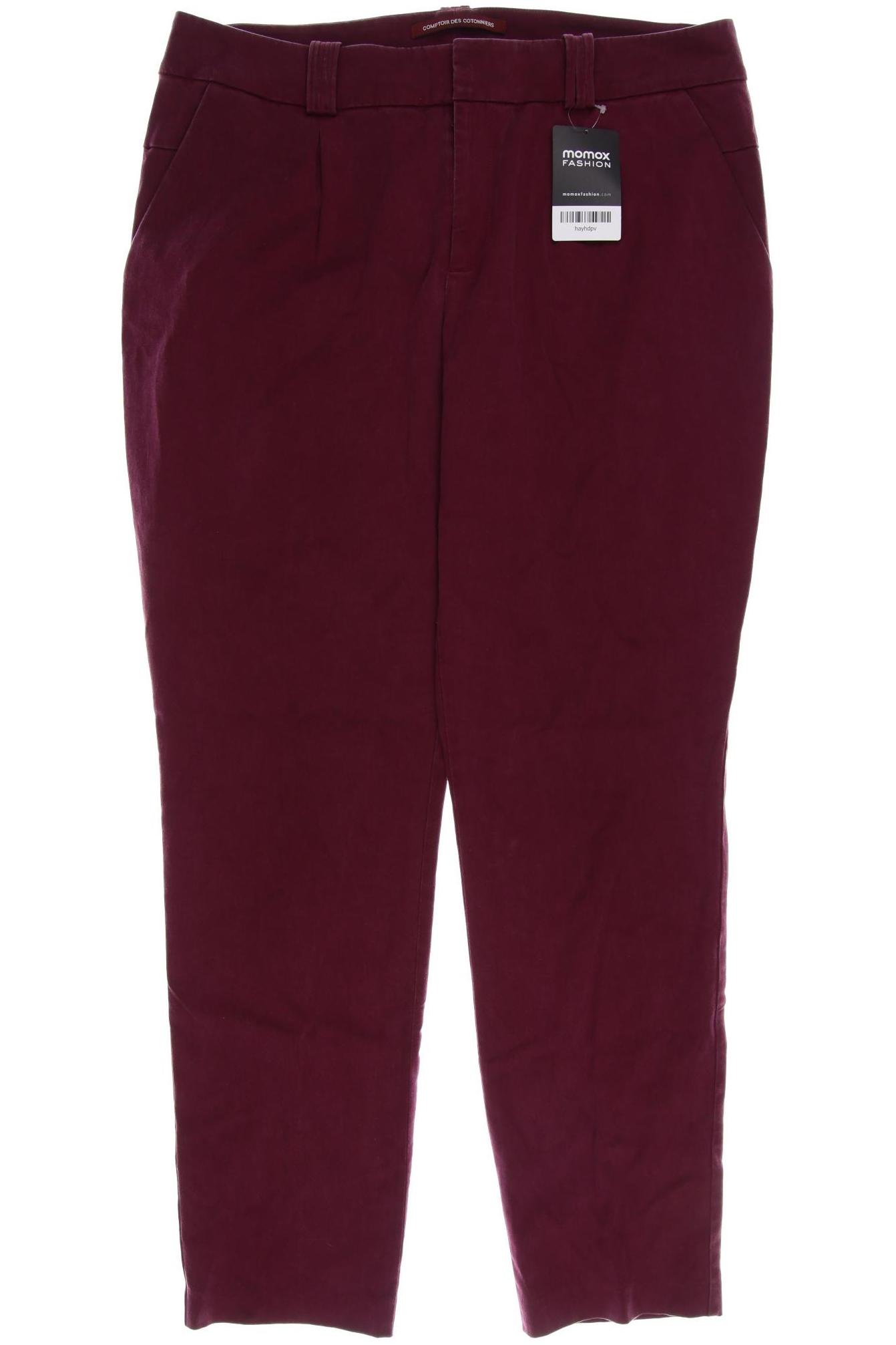 

Comptoir des Cotonniers Damen Stoffhose, bordeaux, Gr. 42