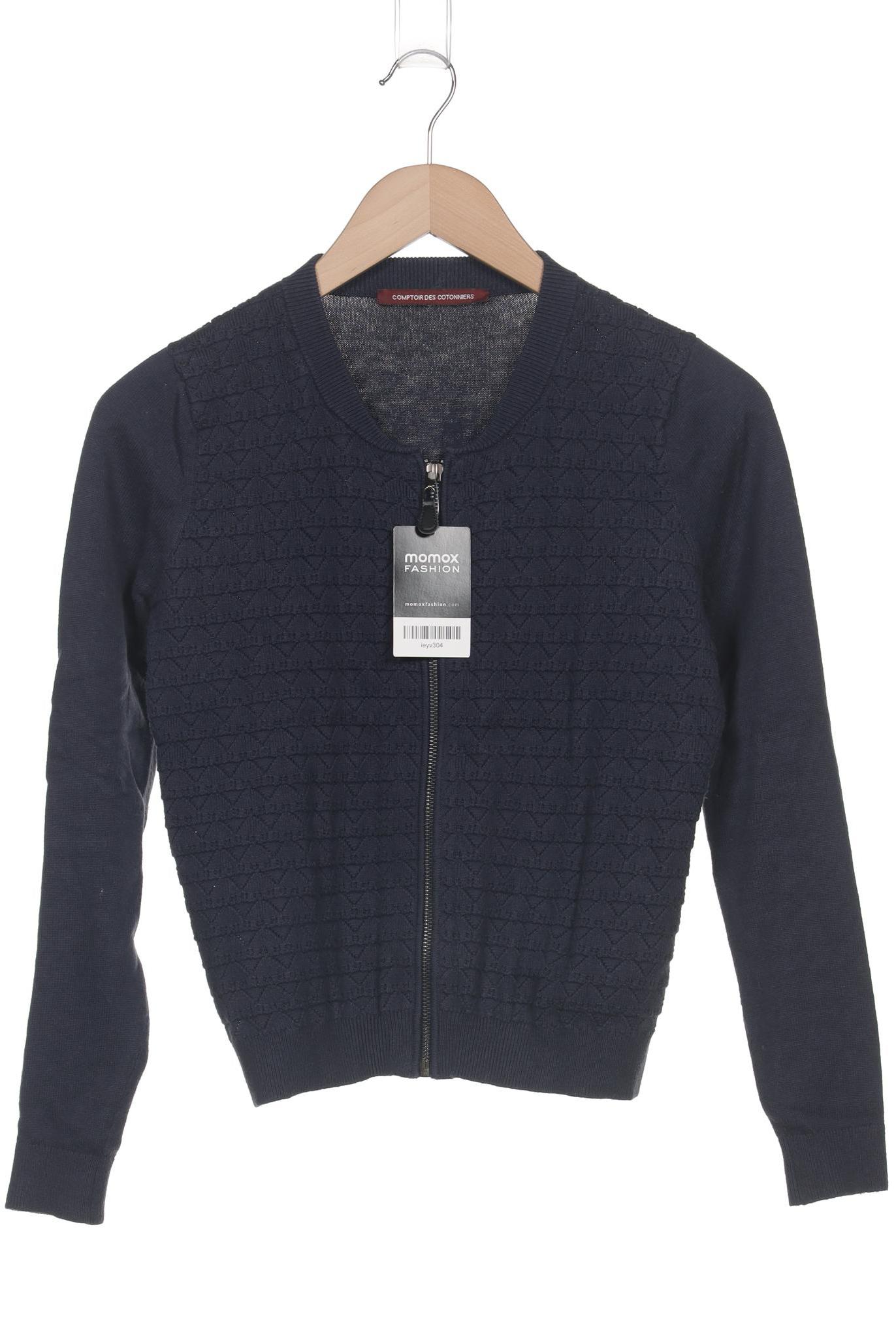 

Comptoir des Cotonniers Damen Strickjacke, marineblau, Gr. 34