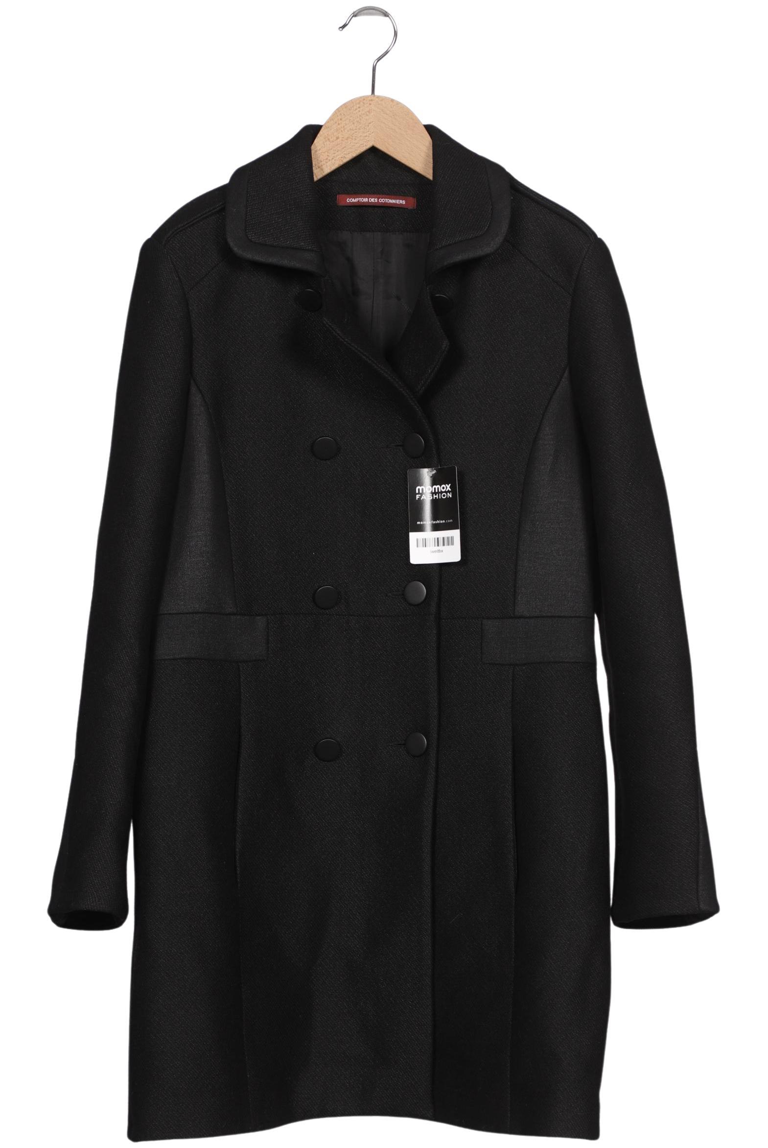 

Comptoir des Cotonniers Damen Mantel, schwarz, Gr. 40