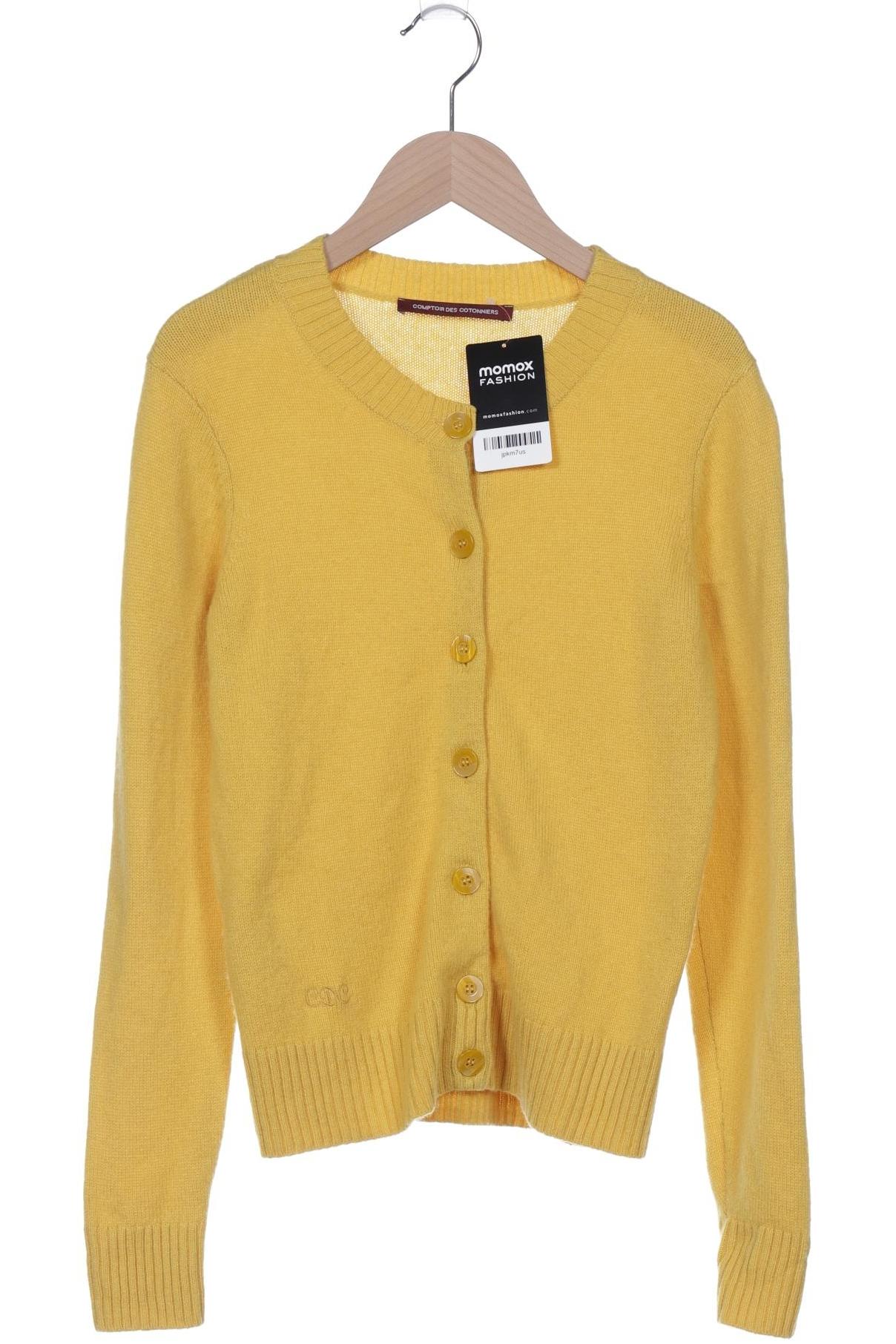 

Comptoir des Cotonniers Damen Strickjacke, gelb, Gr. 34