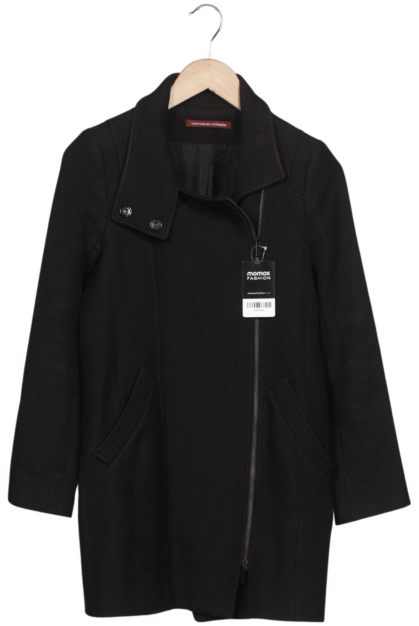 

Comptoir des Cotonniers Damen Mantel, schwarz, Gr. 34