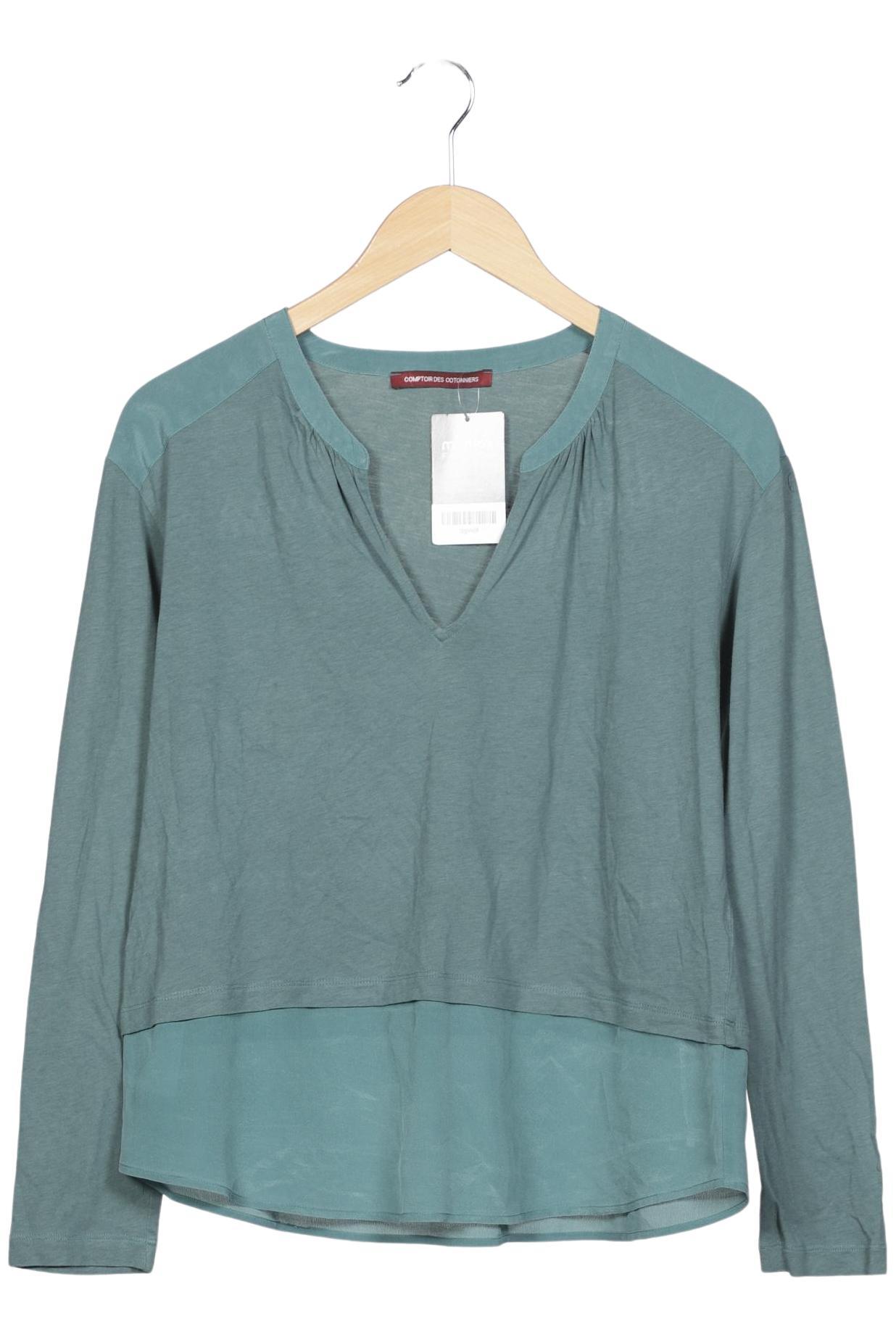 

Comptoir des Cotonniers Damen Langarmshirt, türkis, Gr. 42