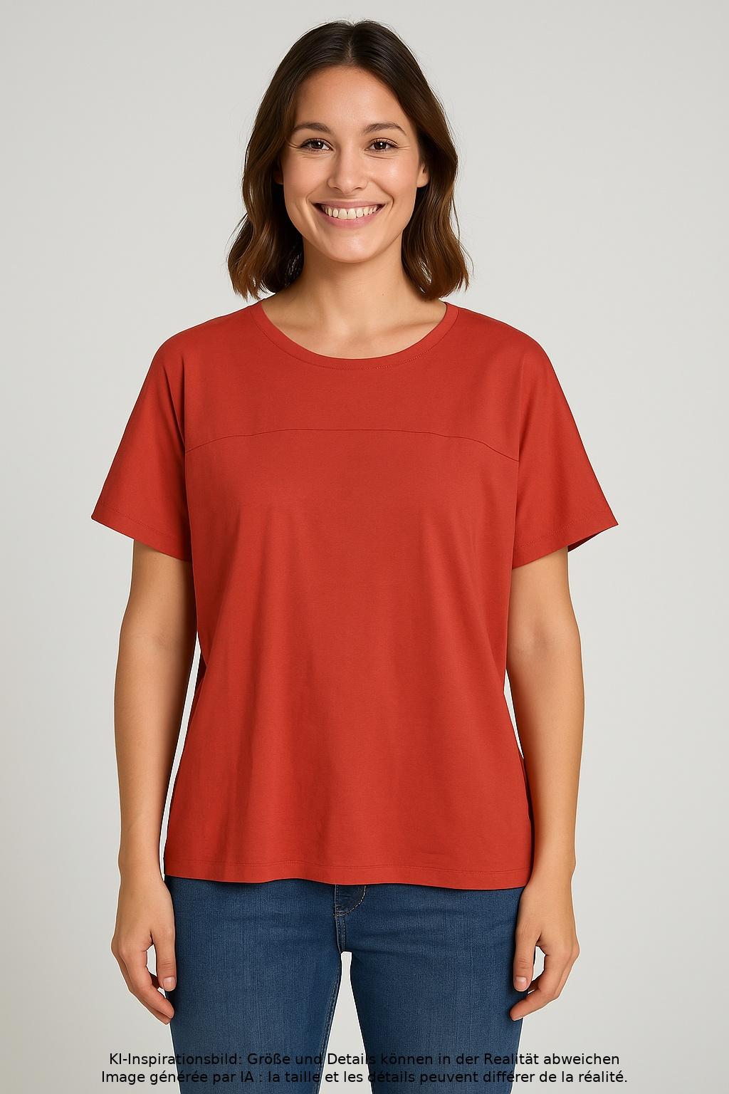 

Comptoir des Cotonniers Damen T-Shirt, rot, Gr. 38