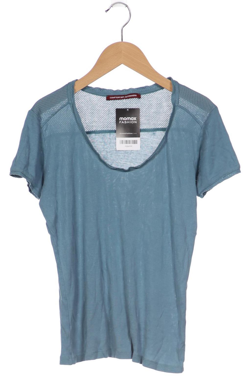 

Comptoir des Cotonniers Damen T-Shirt, türkis, Gr. 32