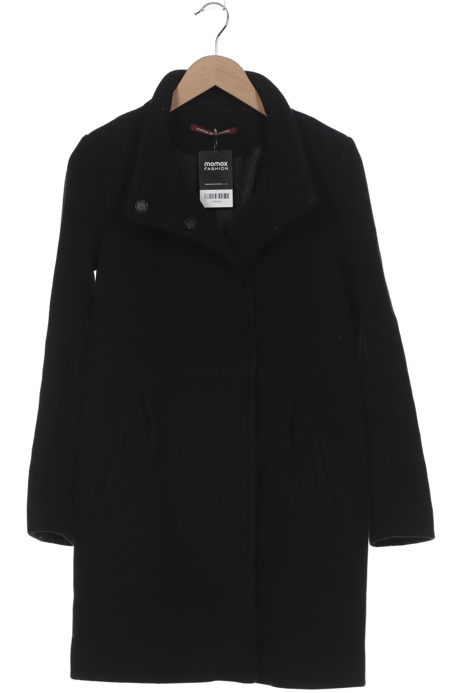 

Comptoir des Cotonniers Damen Mantel, schwarz, Gr. 38