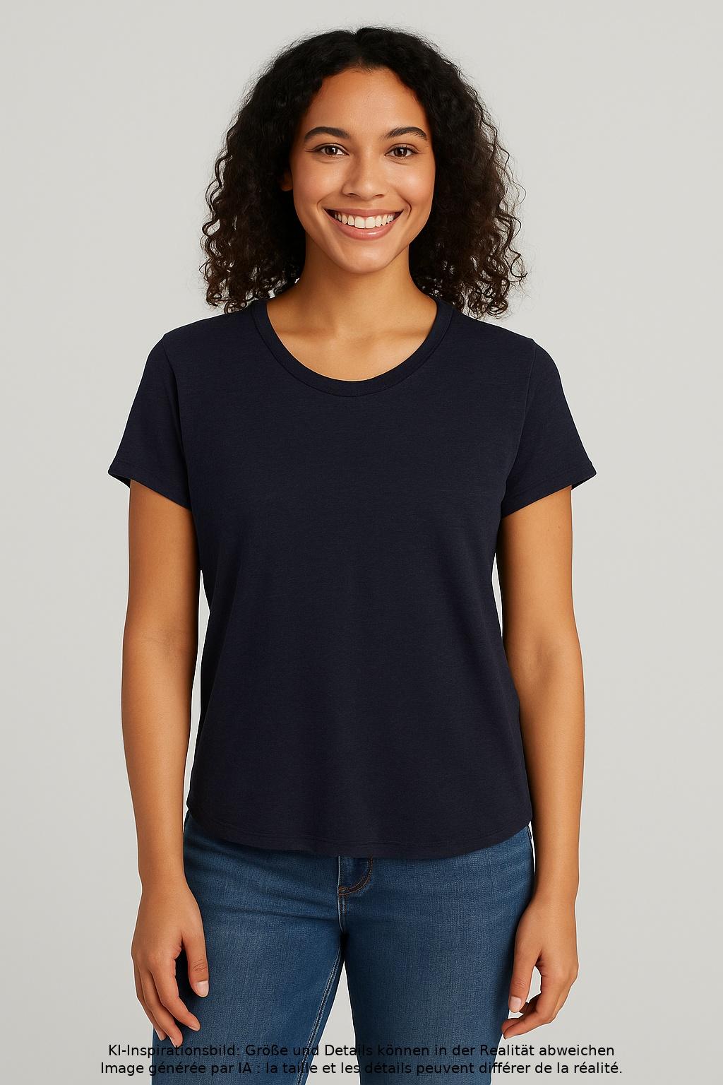 

Comptoir des Cotonniers Damen T-Shirt, marineblau, Gr. 36