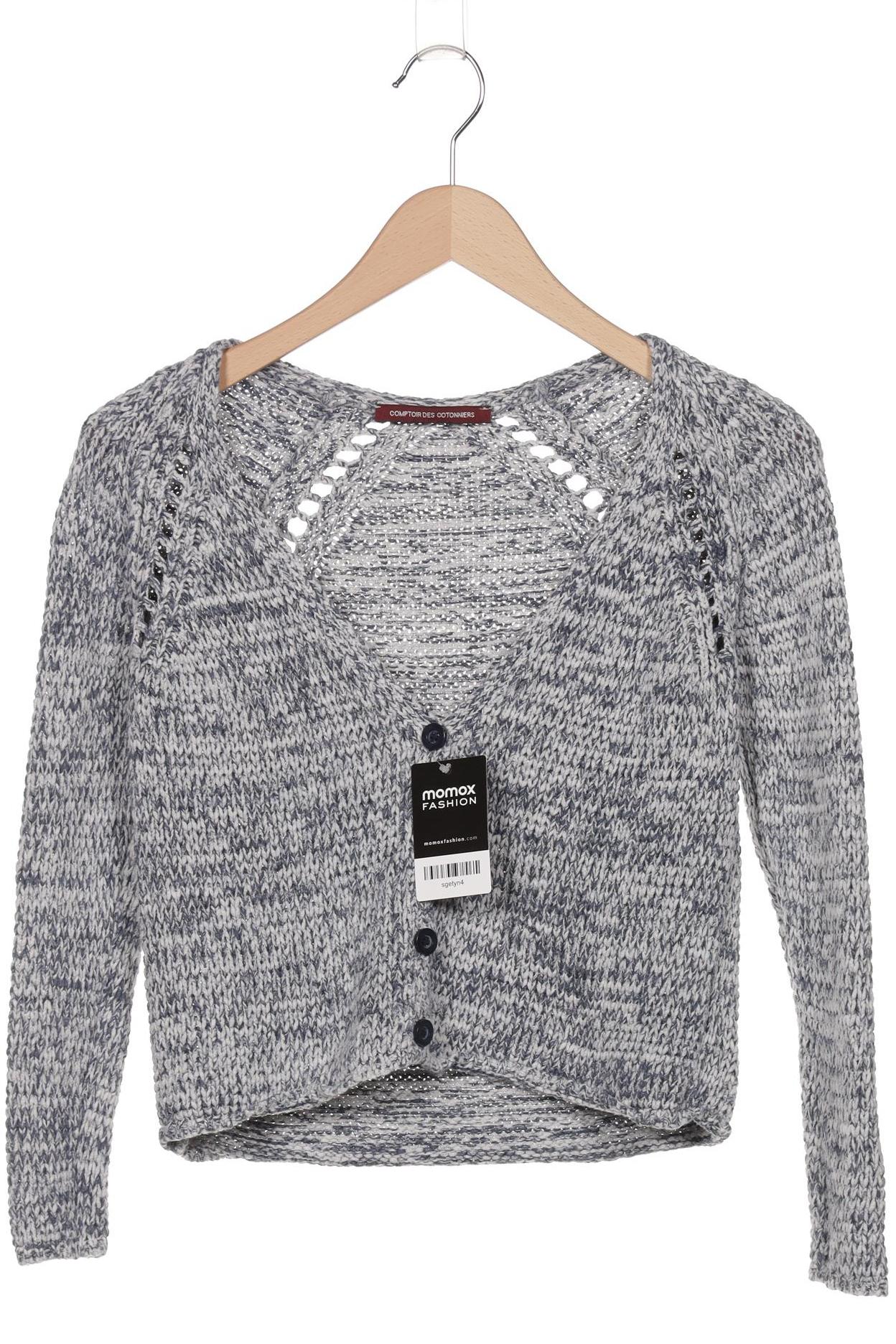 

Comptoir des Cotonniers Damen Strickjacke, blau, Gr. 36