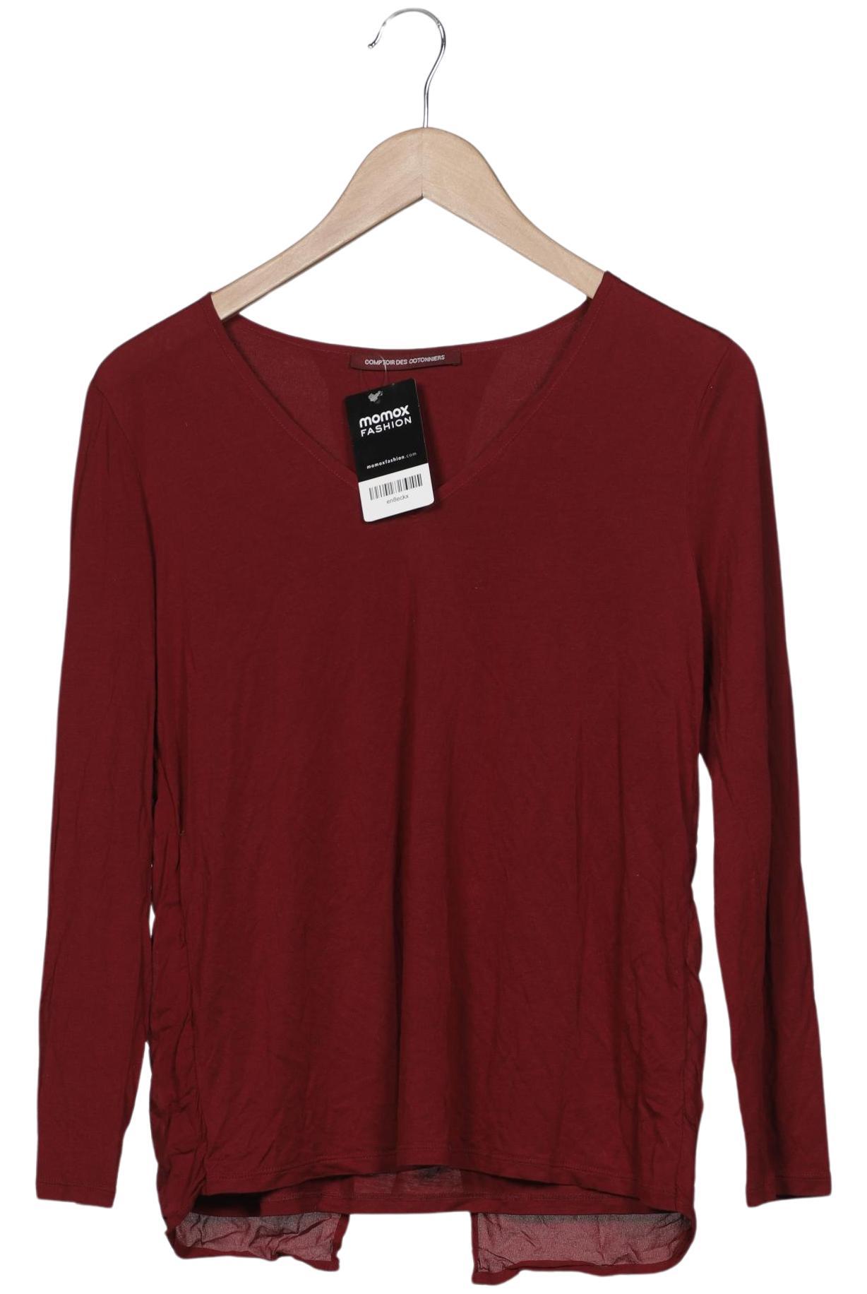 

Comptoir des Cotonniers Damen Langarmshirt, bordeaux, Gr. 44