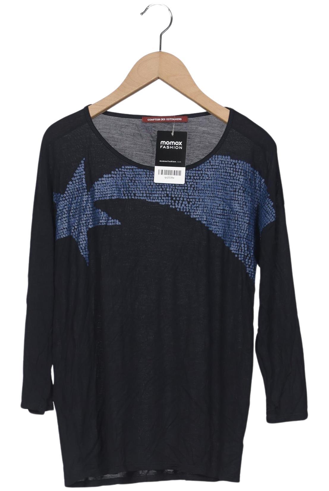 

Comptoir des Cotonniers Damen Langarmshirt, marineblau, Gr. 34