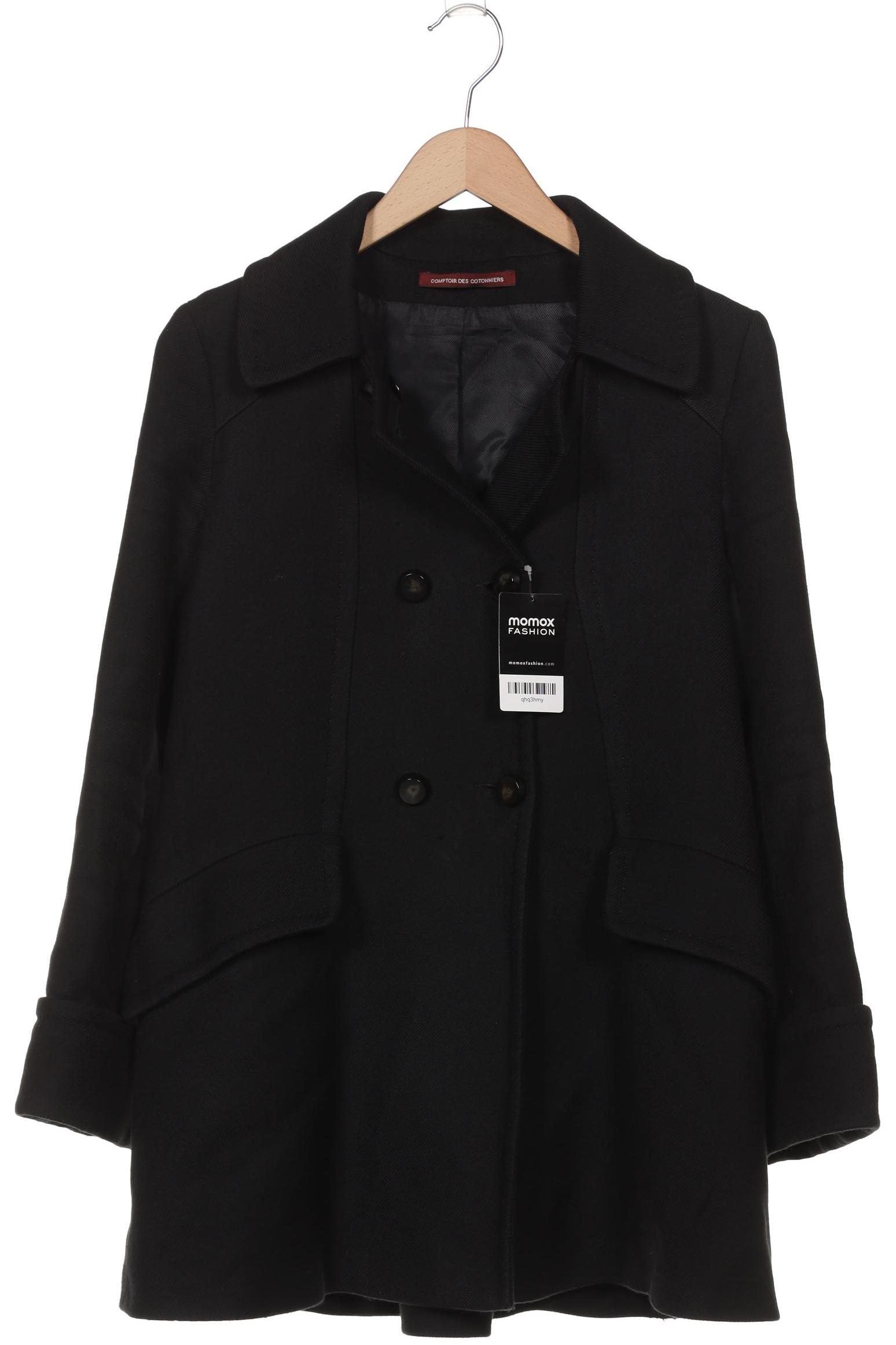 

Comptoir des Cotonniers Damen Mantel, schwarz, Gr. 38