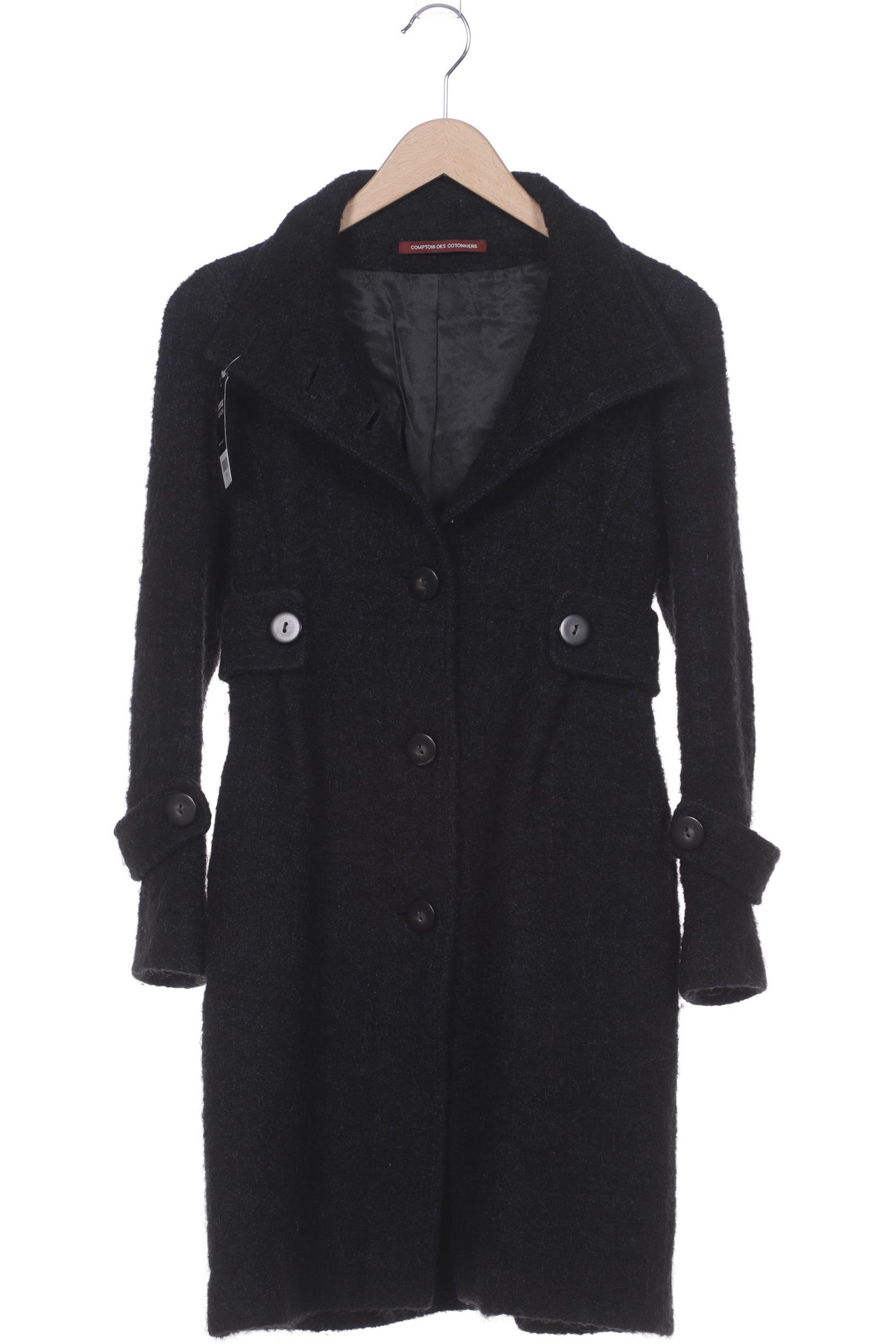 

Comptoir des Cotonniers Damen Mantel, schwarz, Gr. 34