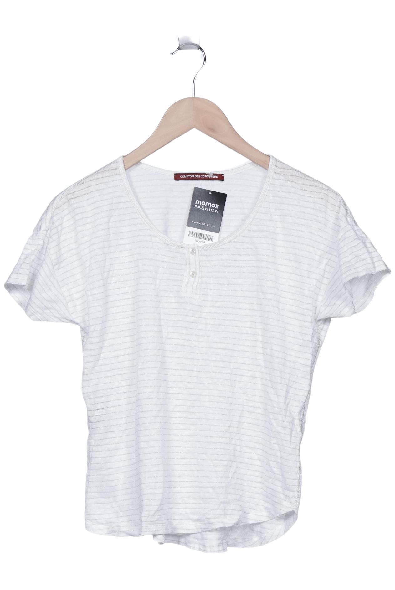 

Comptoir des Cotonniers Damen T-Shirt, silber, Gr. 34