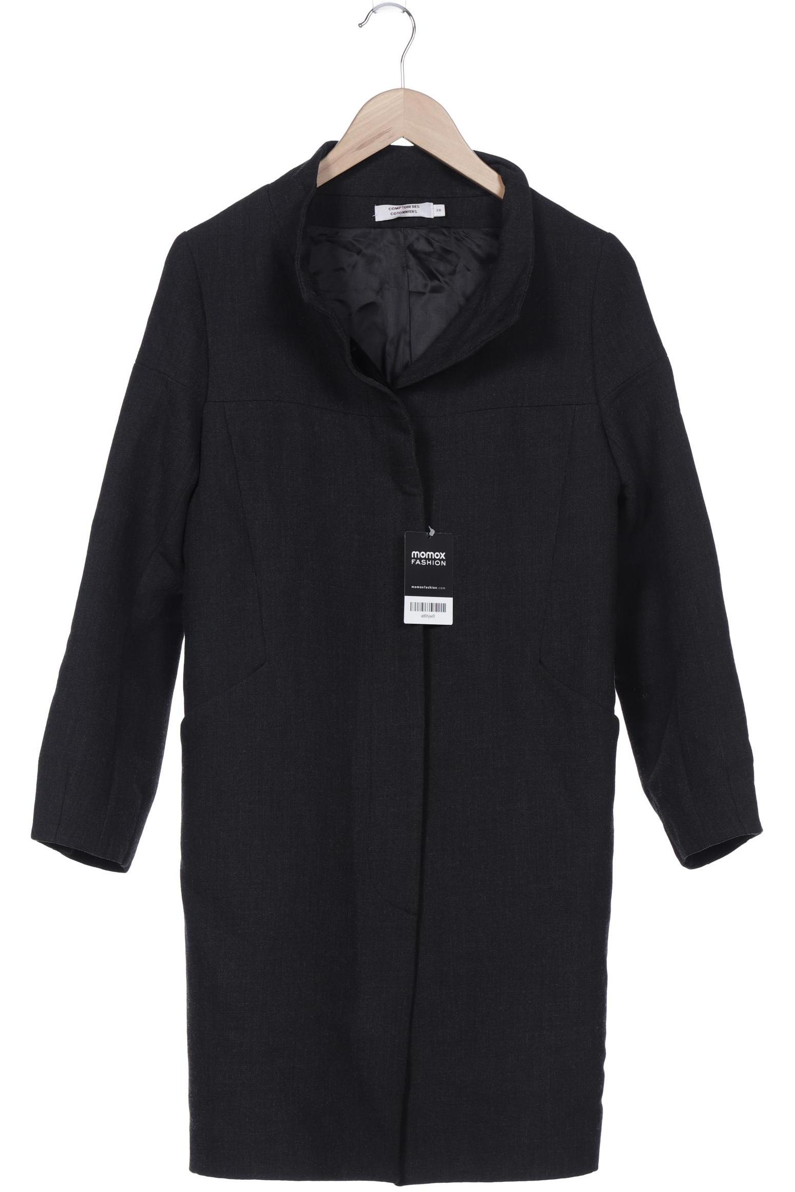 

Comptoir des Cotonniers Damen Mantel, schwarz, Gr. 38