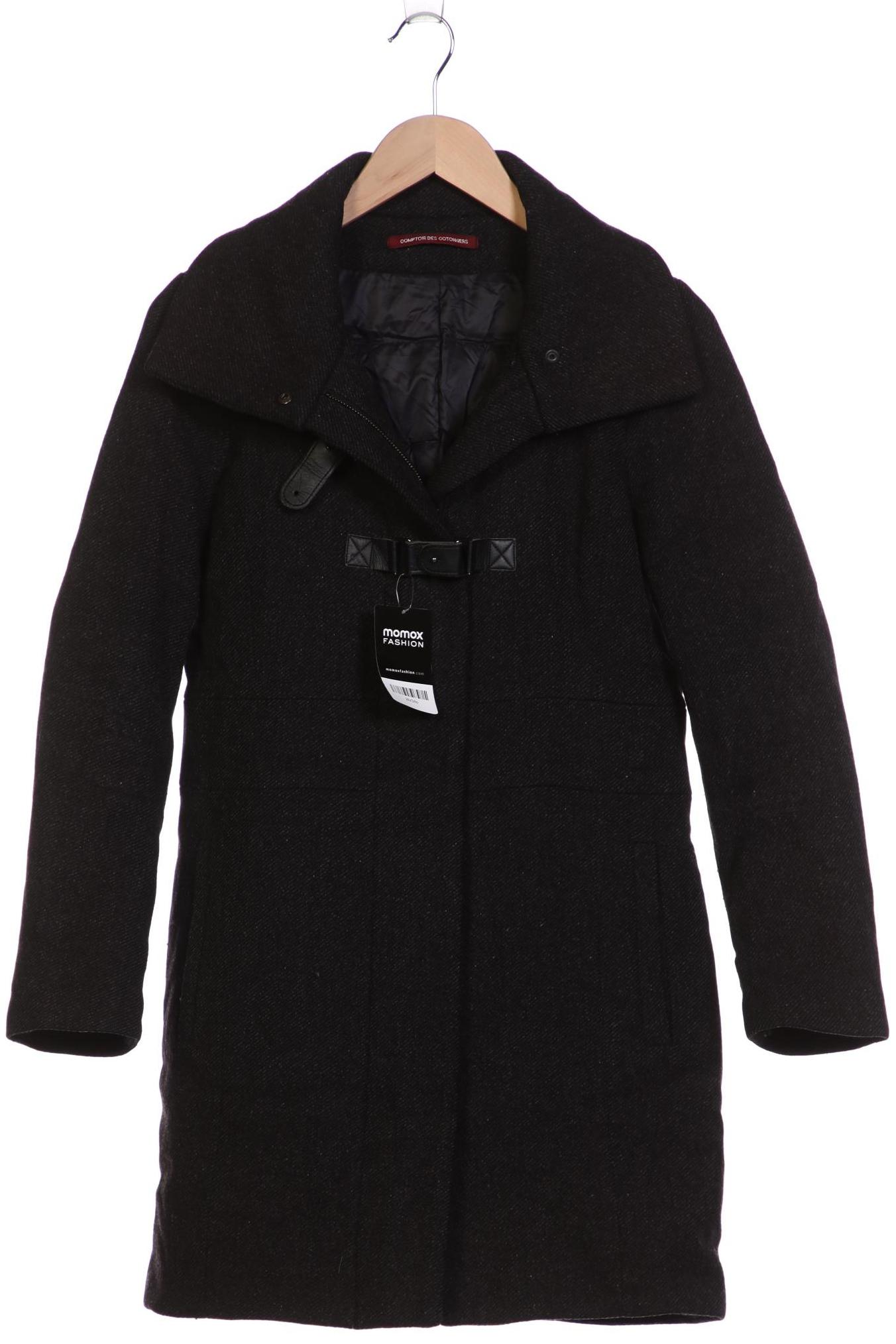 

Comptoir des Cotonniers Damen Mantel, schwarz, Gr. 38