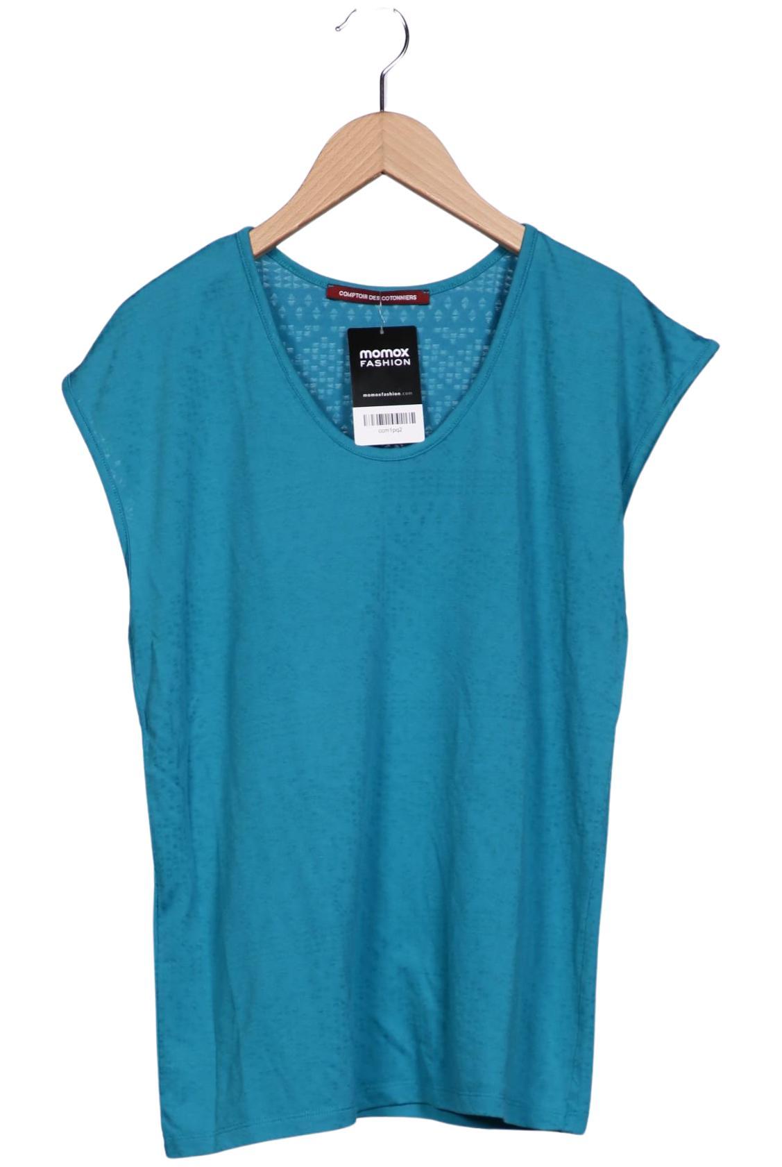 

Comptoir des Cotonniers Damen T-Shirt, türkis, Gr. 38