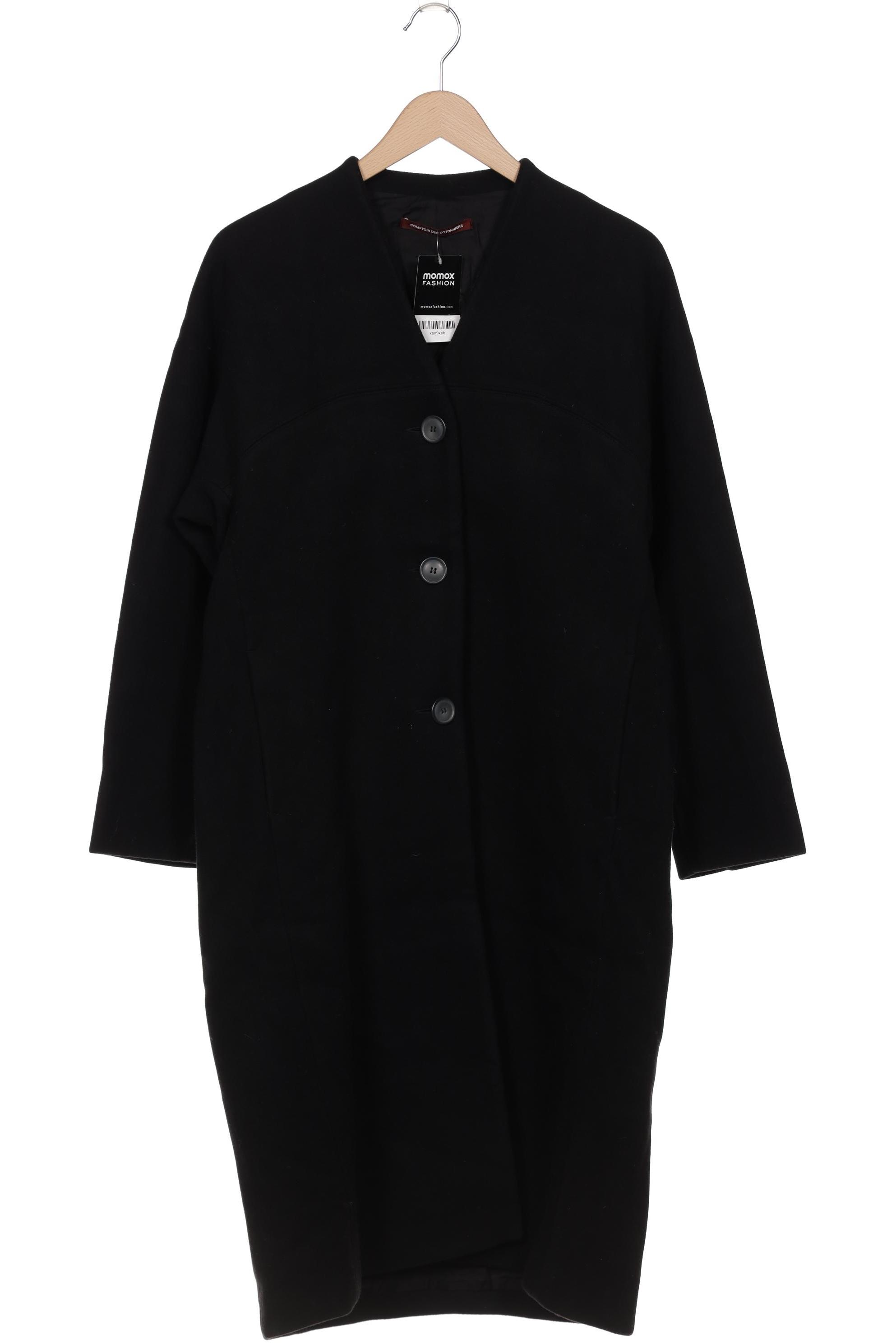 

Comptoir des Cotonniers Damen Mantel, schwarz, Gr. 36