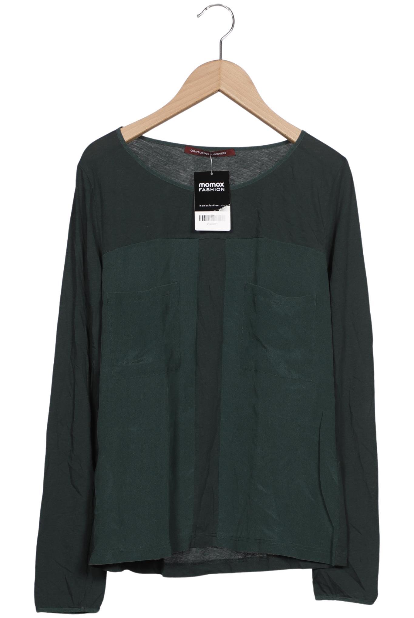 

Comptoir des Cotonniers Damen Langarmshirt, grün, Gr. 36