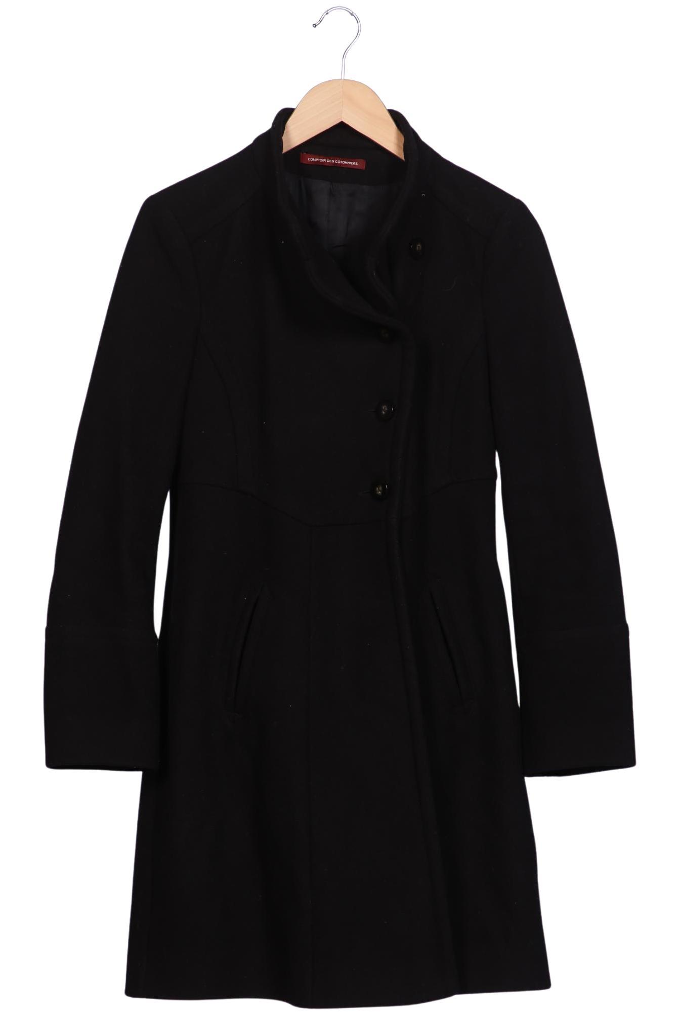 

Comptoir des Cotonniers Damen Mantel, schwarz, Gr. 40