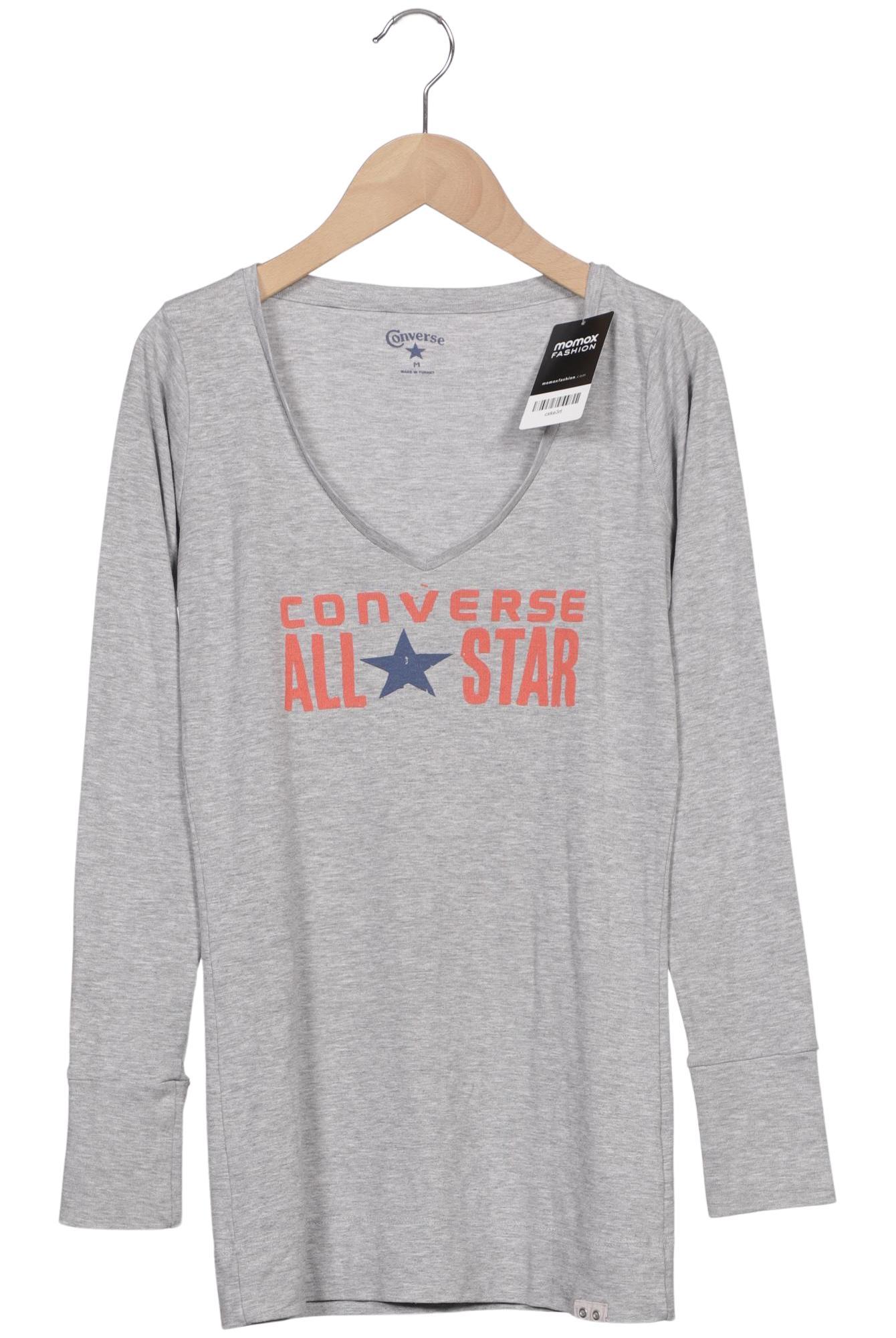 Thumbnail - Converse Damen Langarmshirt, grau, Gr. 38