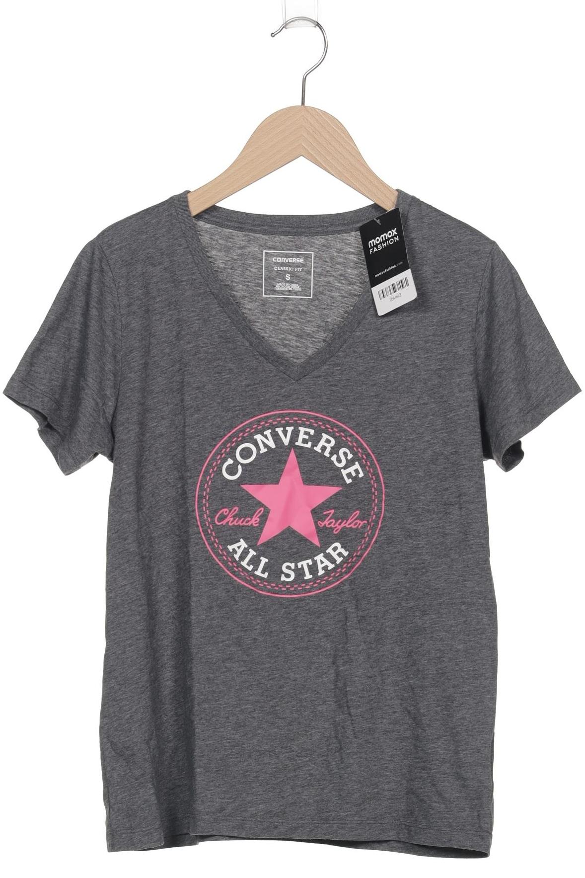 

Converse Damen T-Shirt, grau, Gr. 36