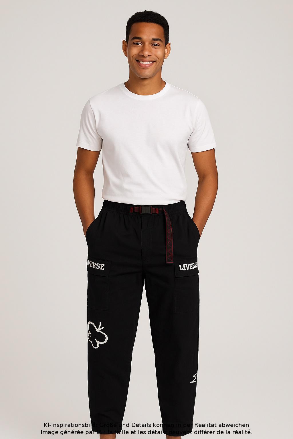 

Converse Herren Stoffhose, schwarz, Gr. 0