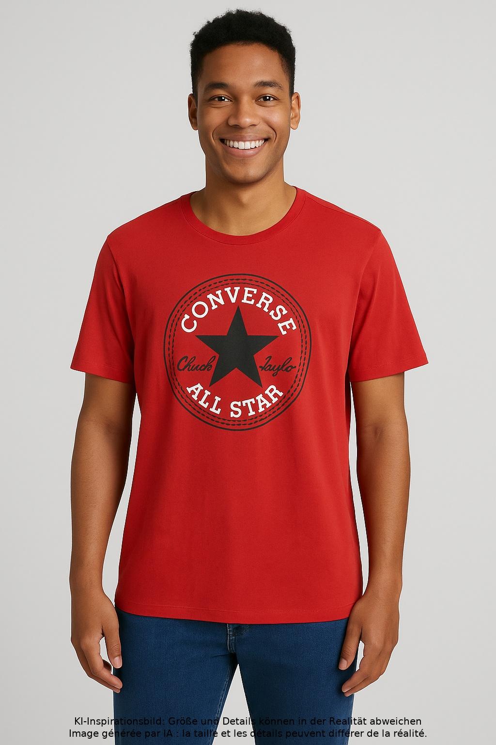 Thumbnail - Converse Herren T-Shirt, rot, Gr. 54