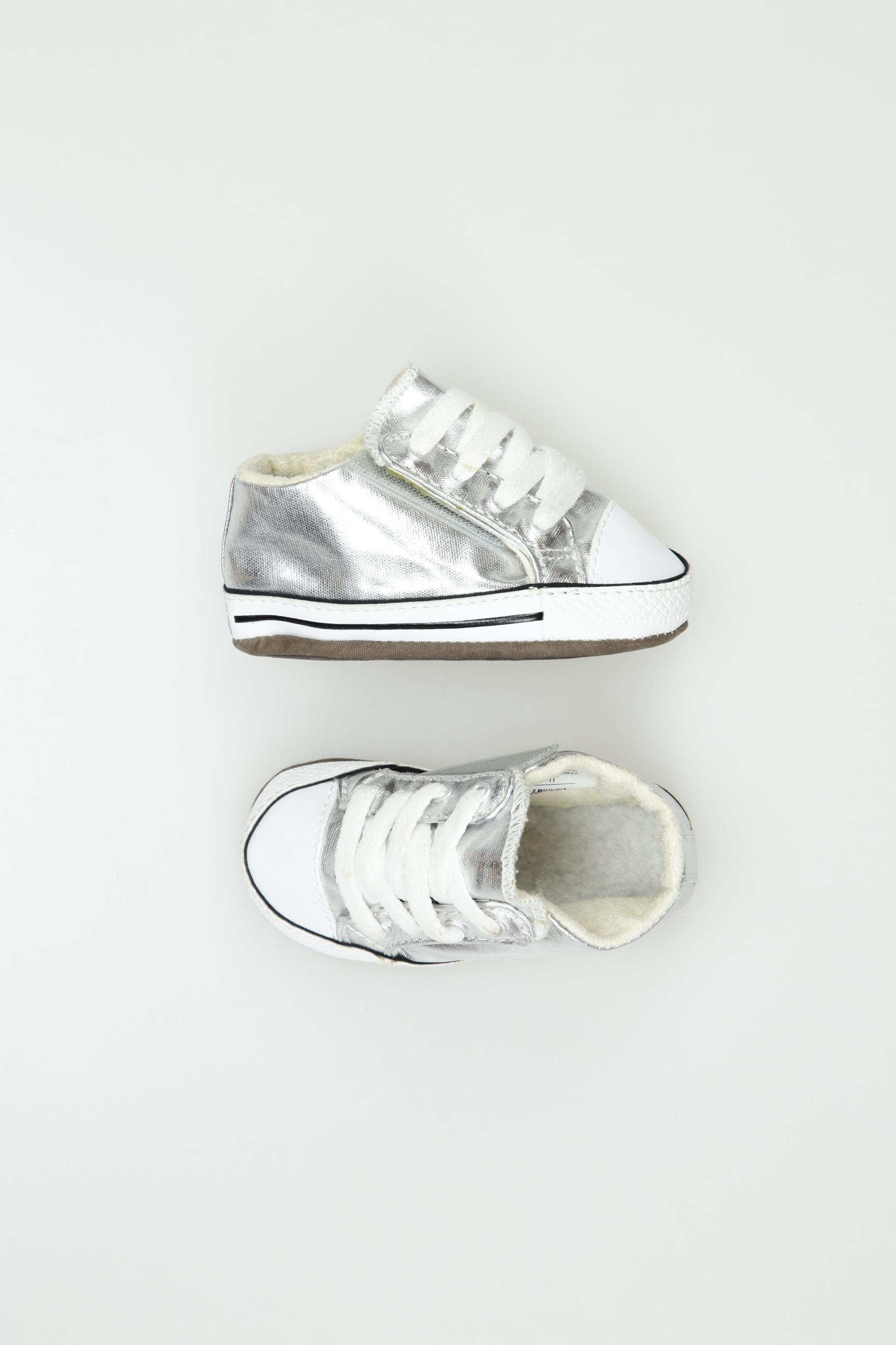 

Converse Damen Kinderschuhe, silber, Gr. 18