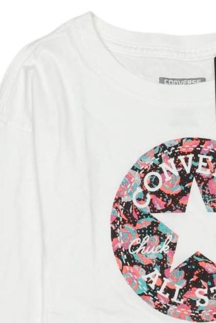 Thumbnail - Converse Mädchen Langarmshirt, weiß, Gr. 104