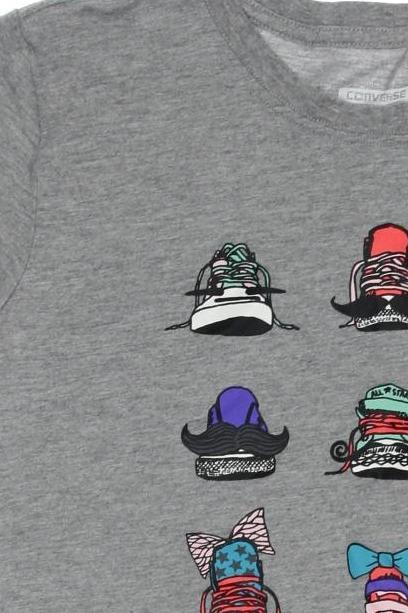 Thumbnail - Converse Mädchen T-Shirt, grau, Gr. 170