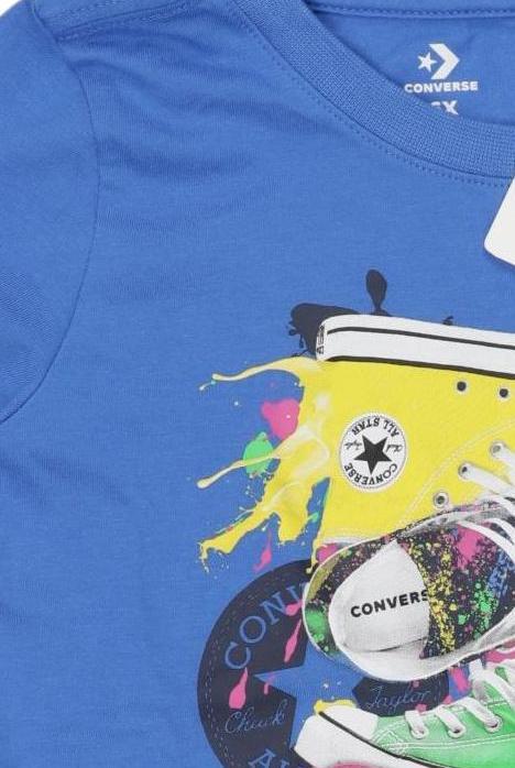 Thumbnail - Converse Damen T-Shirt, blau, Gr. 116