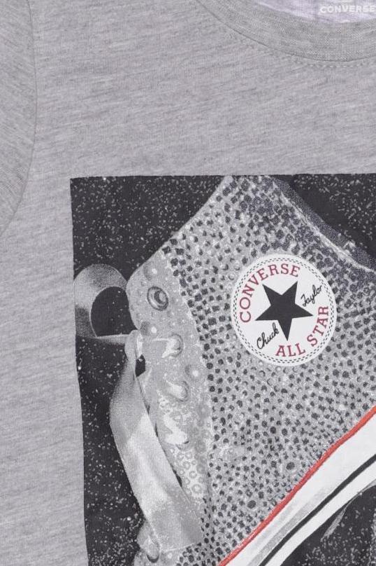 Thumbnail - Converse Mädchen T-Shirt, grau, Gr. 134