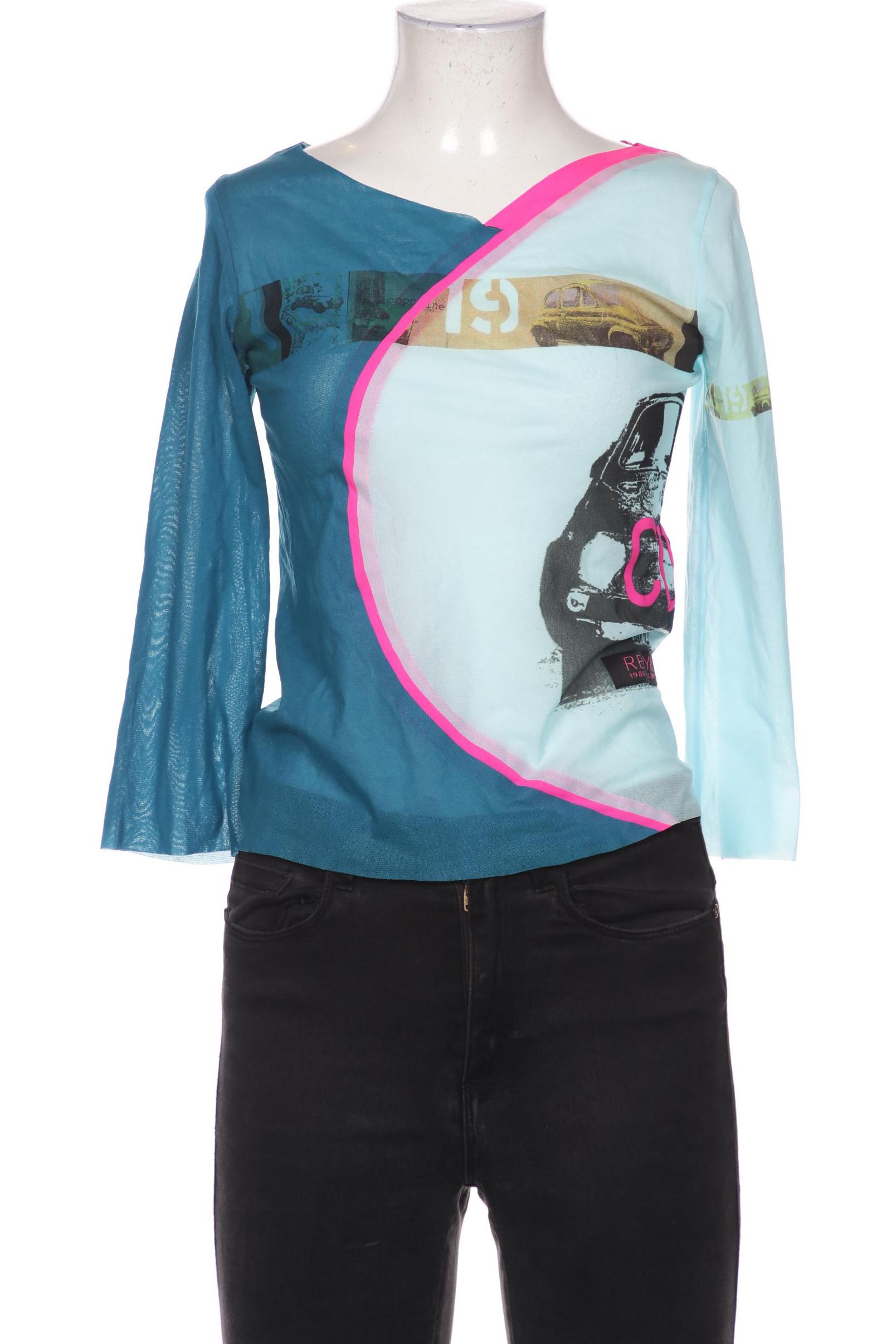 

Cop.Copine Damen Langarmshirt, türkis, Gr. 34