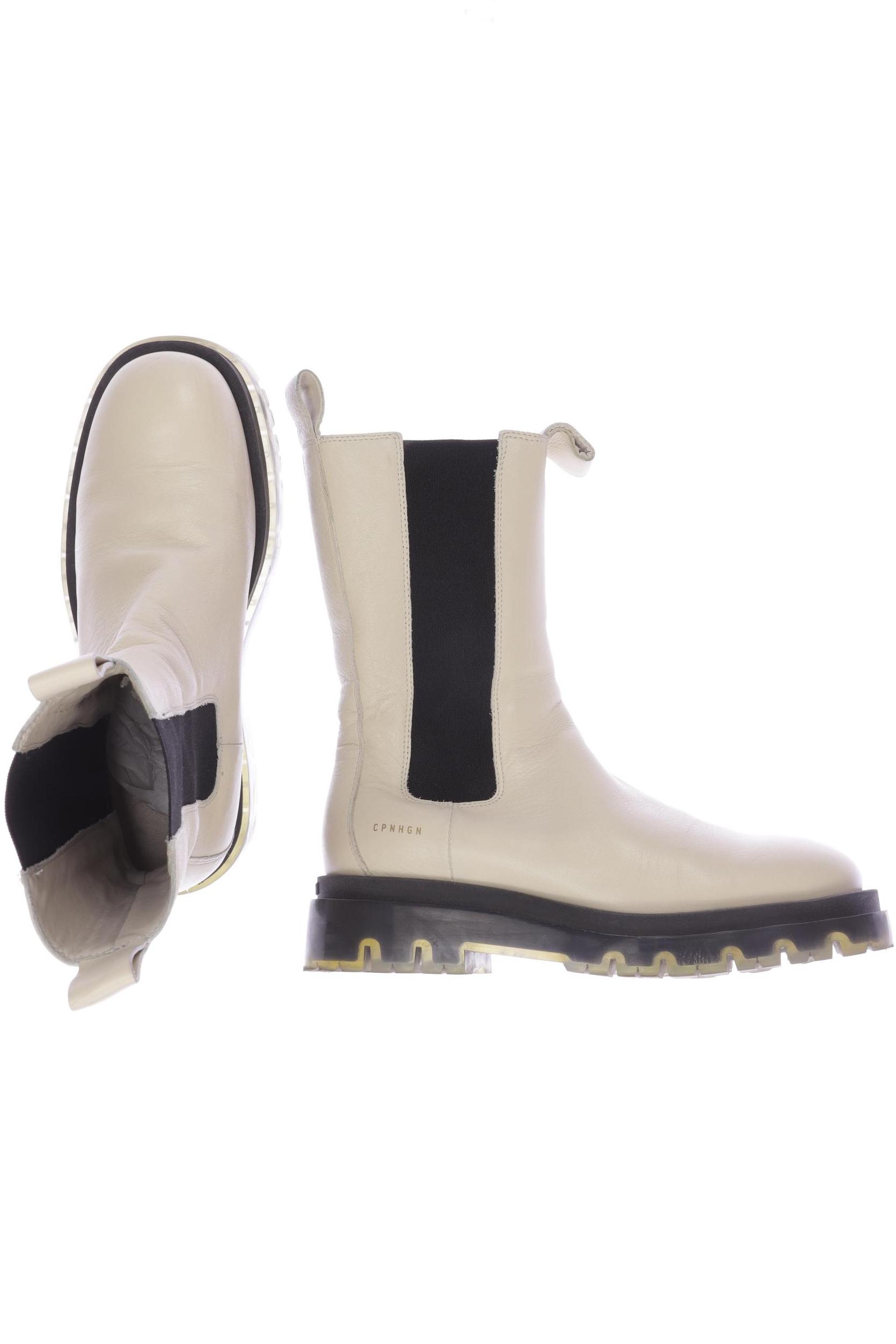 

COPENHAGEN Damen Stiefel, cremeweiß