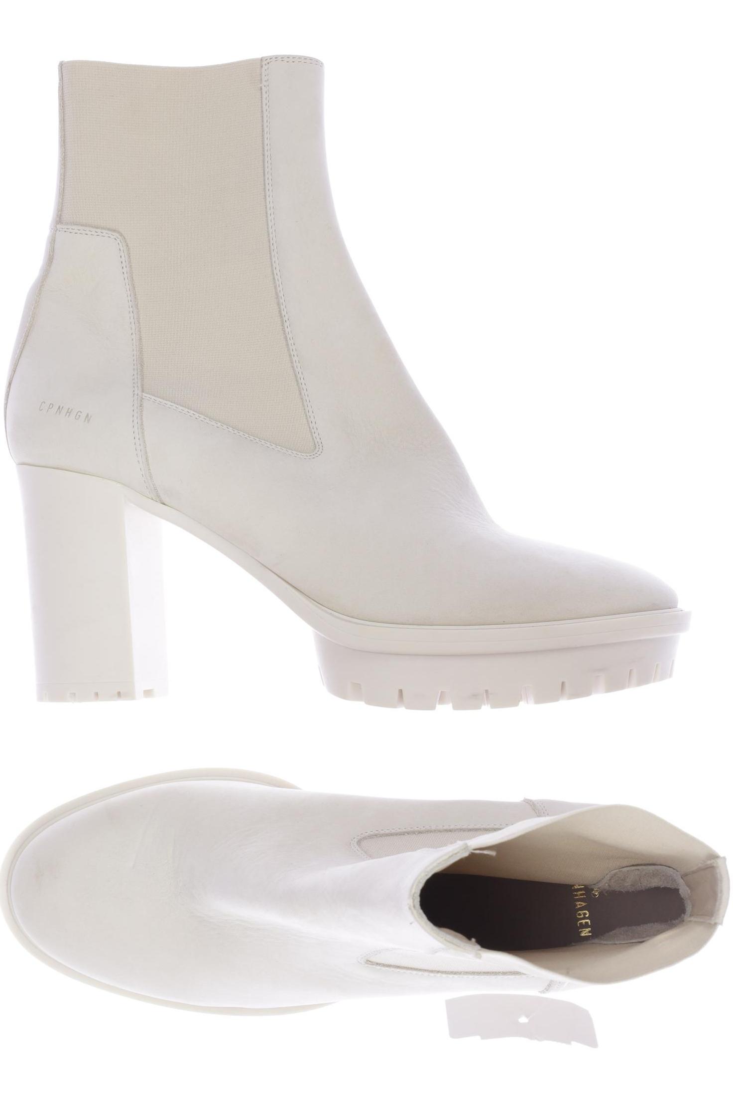 

COPENHAGEN Damen Stiefelette, cremeweiß