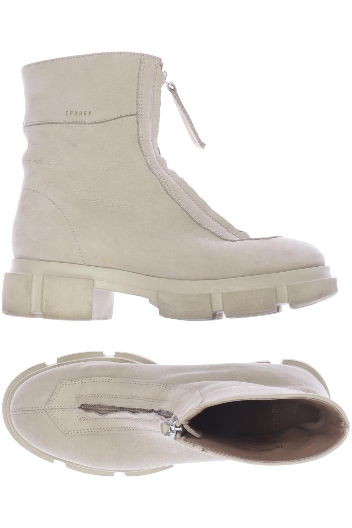 

Copenhagen Studios Damen Stiefelette, cremeweiß, Gr. 38