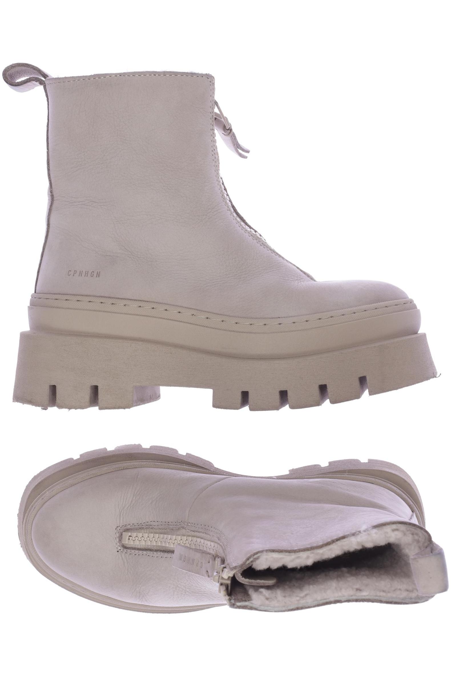 

Copenhagen Studios Damen Stiefelette, cremeweiß, Gr. 38